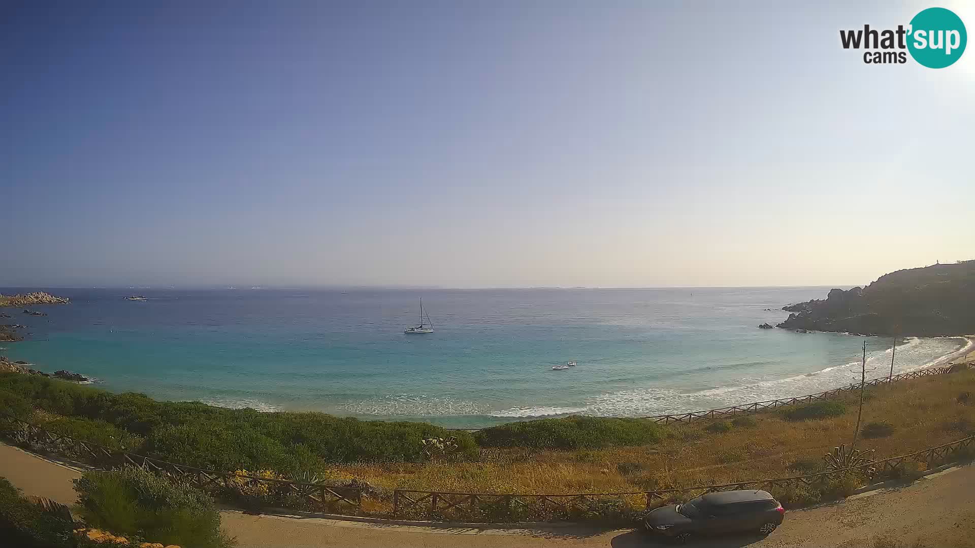 Webcam Rena Bianca beach – Spiaggia Rena Bianca – Santa Teresa Gallura – Sardinia