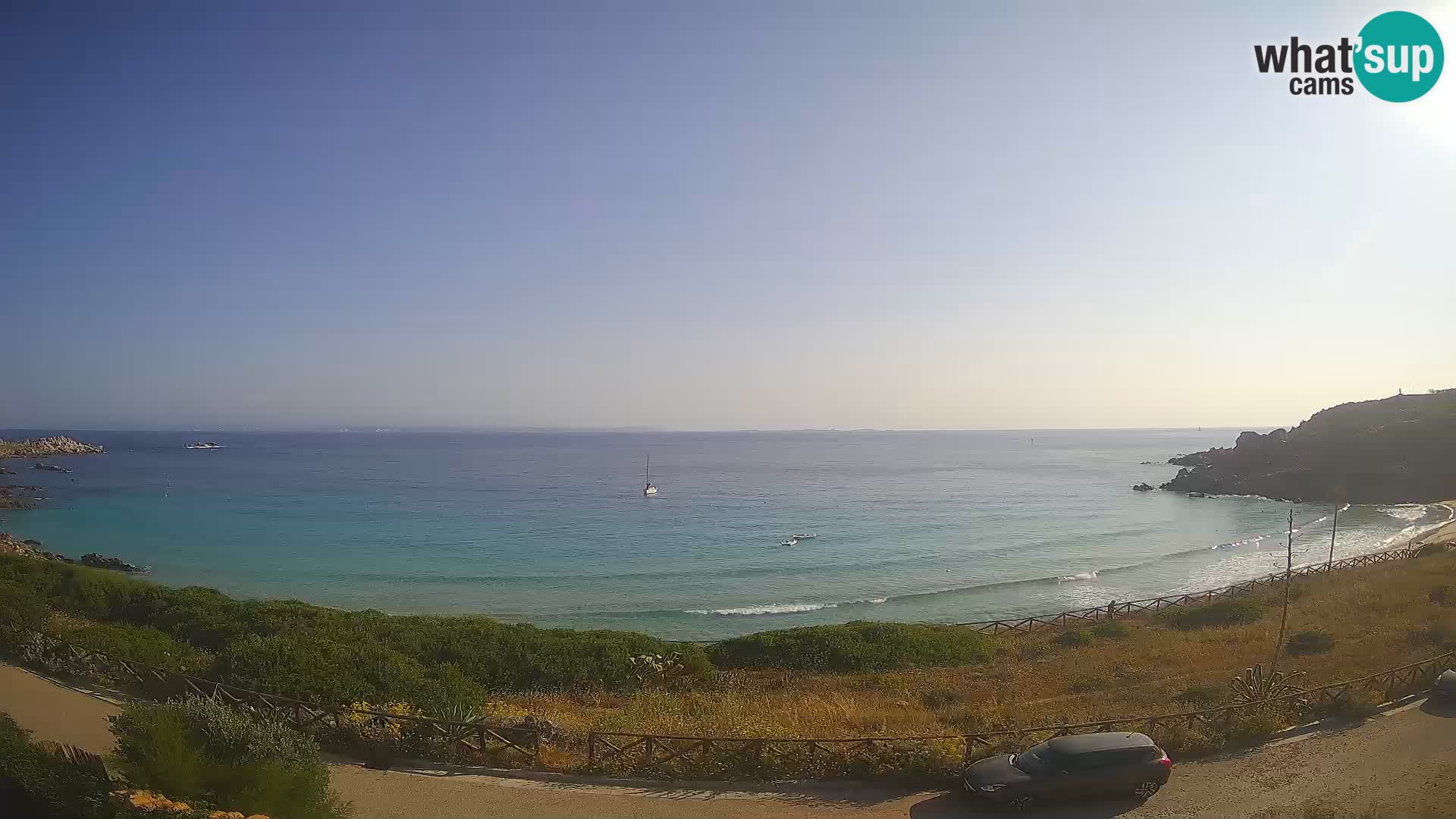 Spletna kamera plaža Rena Bianca – Santa Teresa Gallura – Sardinija