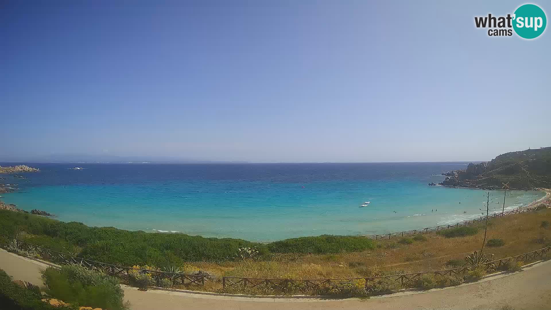Cámara web playa Rena Bianca – Santa Teresa Gallura – Cerdeña