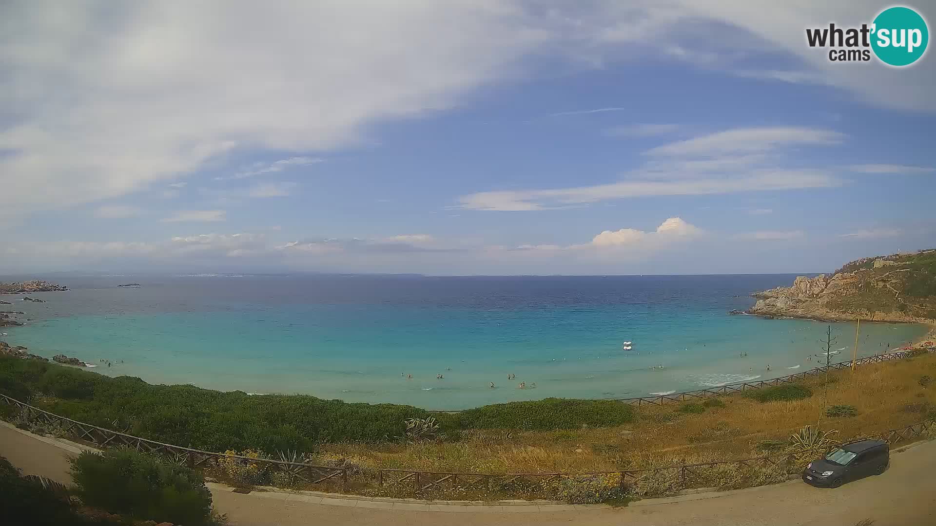 Web kamera plaže Rena Bianca – Santa Teresa Gallura – Sardinija