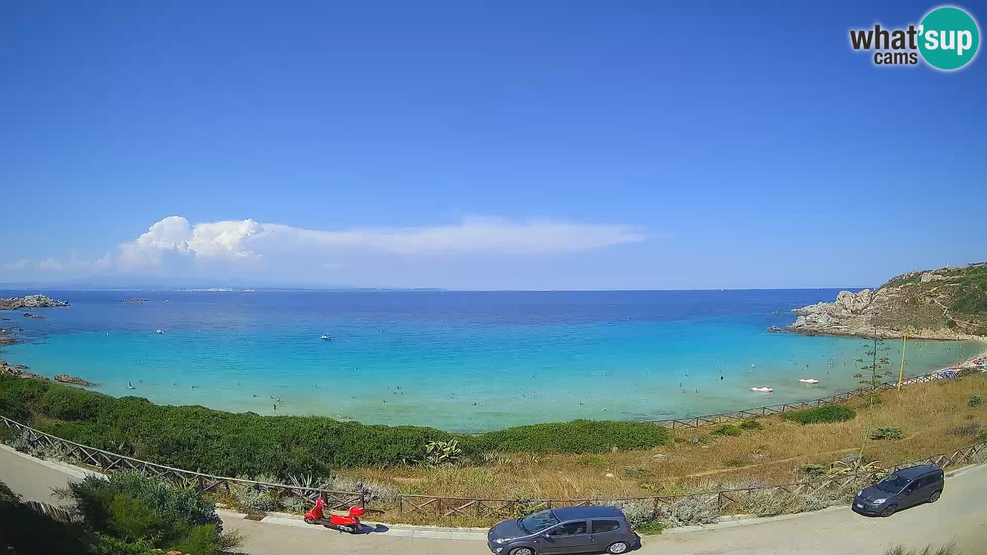 Web kamera plaže Rena Bianca – Santa Teresa Gallura – Sardinija