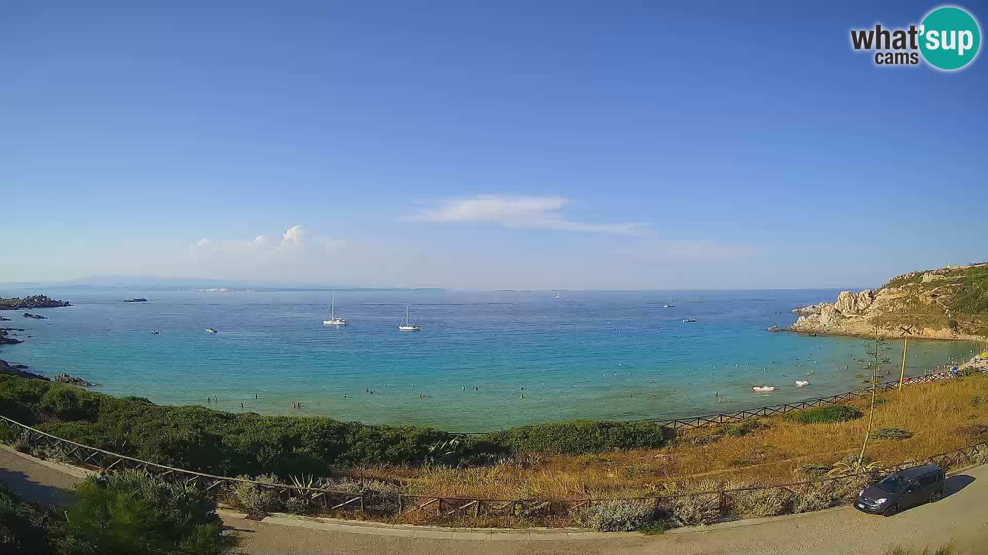Webcam Rena Bianca beach – Spiaggia Rena Bianca – Santa Teresa Gallura – Sardinia