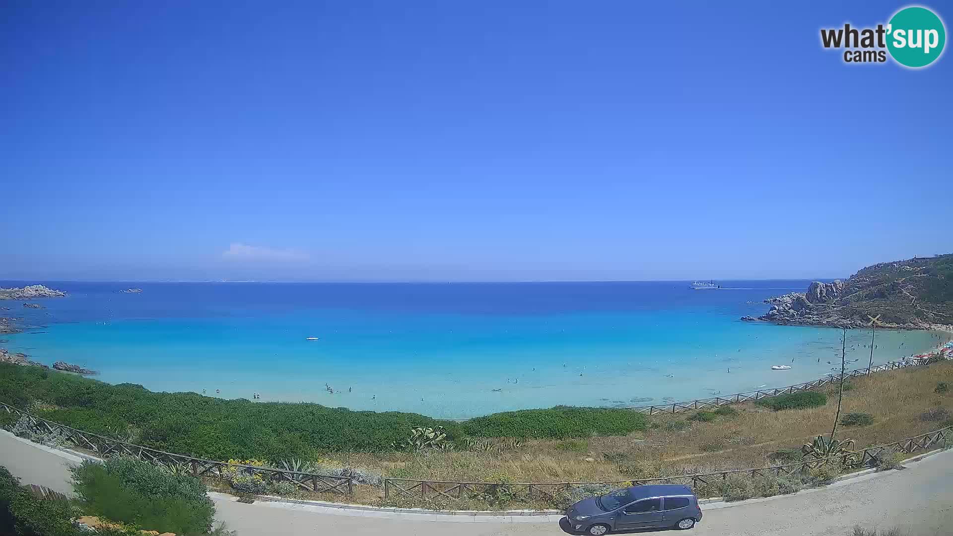 Webcam Rena Bianca beach – Spiaggia Rena Bianca – Santa Teresa Gallura – Sardinia