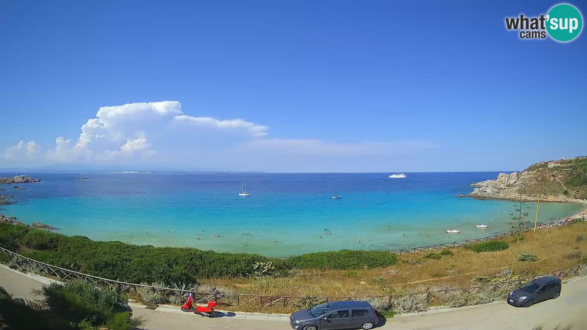 Webcam Rena Bianca beach – Spiaggia Rena Bianca – Santa Teresa Gallura – Sardinia