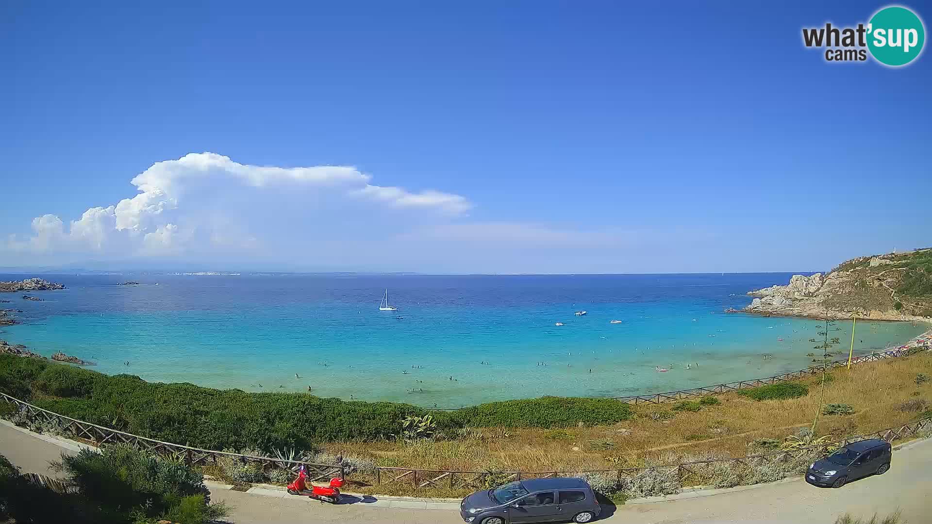 Spletna kamera plaža Rena Bianca – Santa Teresa Gallura – Sardinija