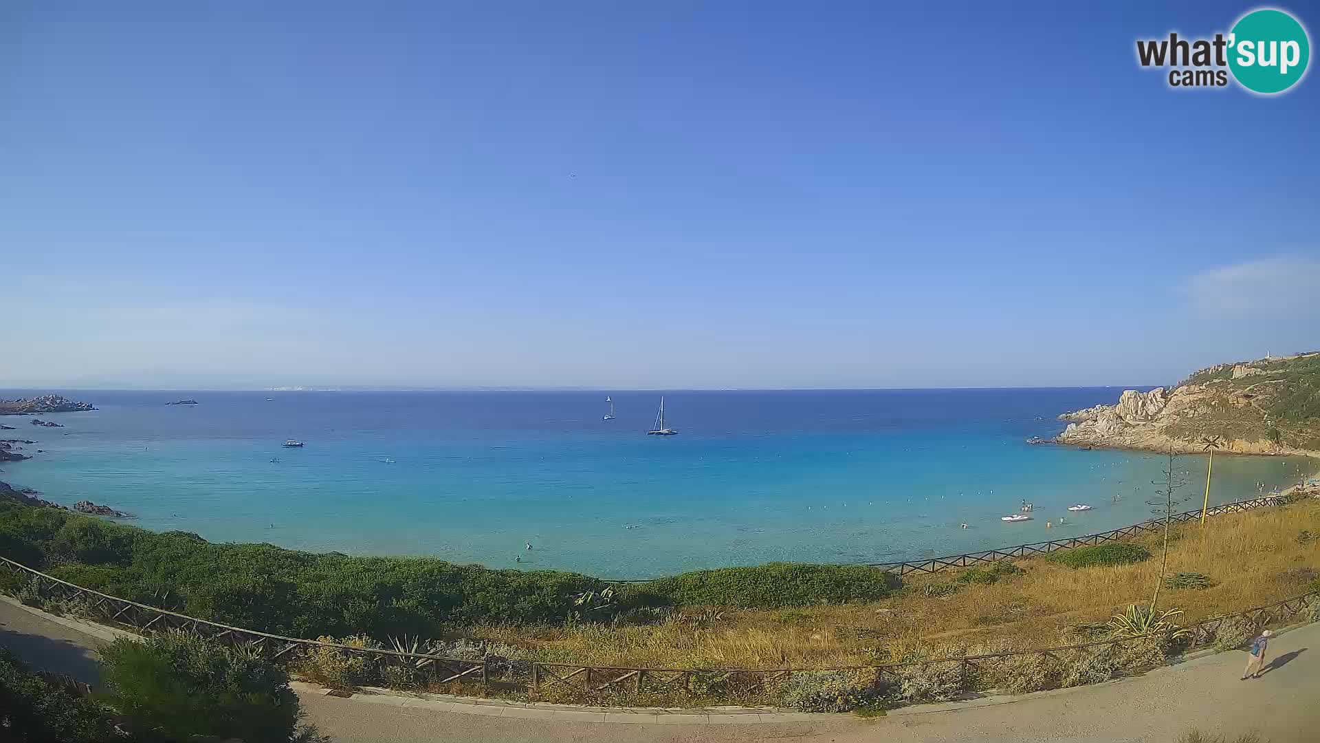 Webcam Rena Bianca beach – Spiaggia Rena Bianca – Santa Teresa Gallura – Sardinia
