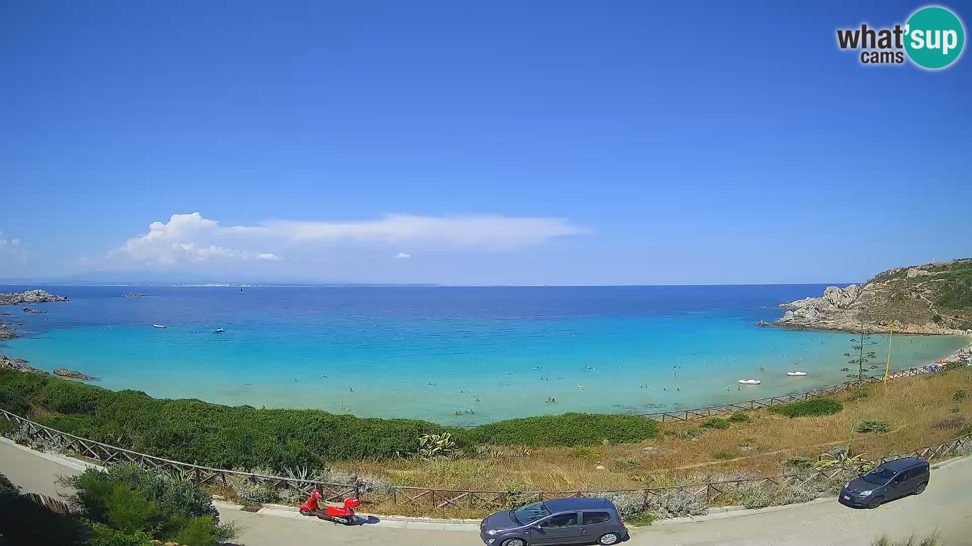 Spletna kamera plaža Rena Bianca – Santa Teresa Gallura – Sardinija