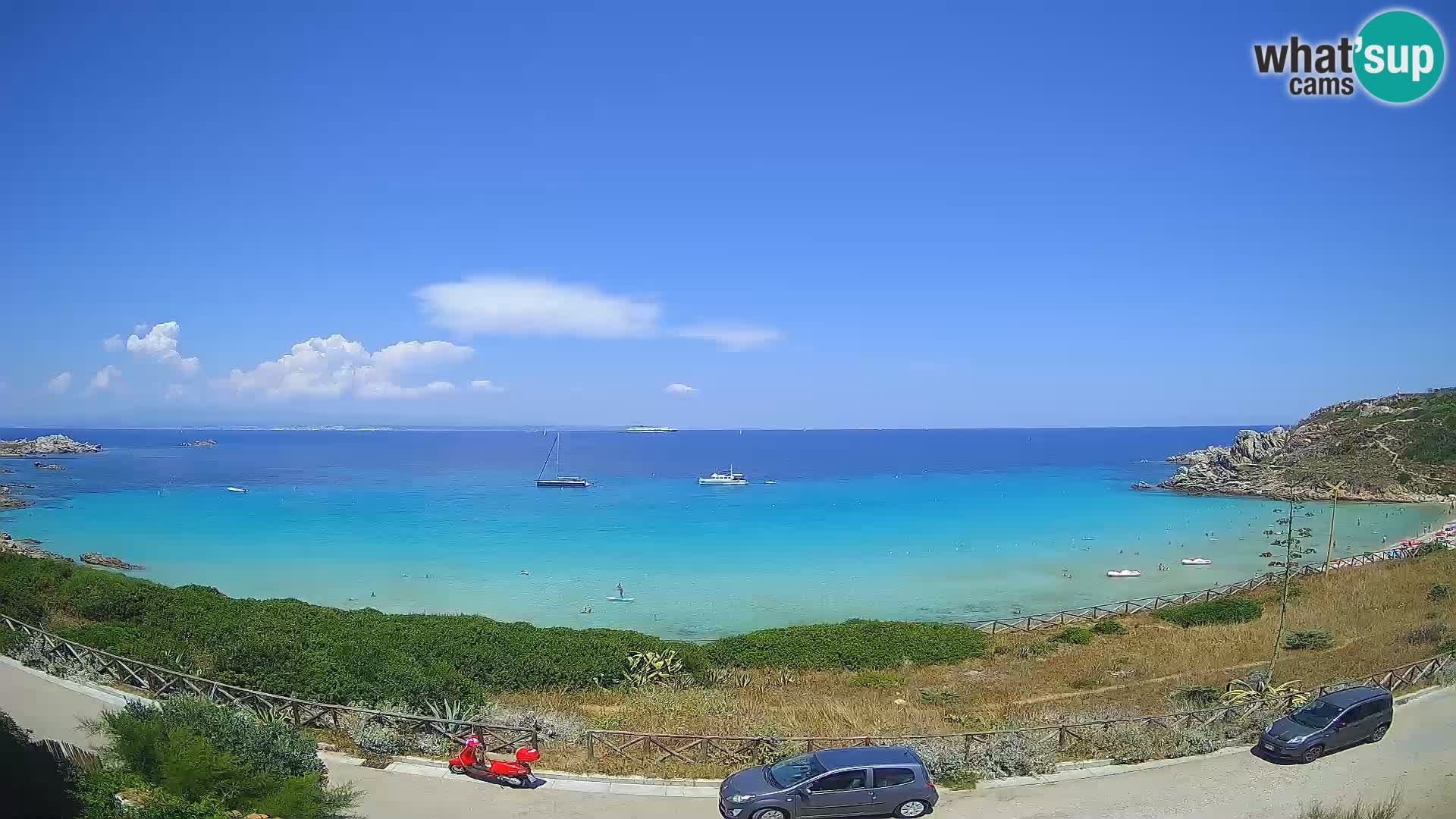 Spletna kamera plaža Rena Bianca – Santa Teresa Gallura – Sardinija