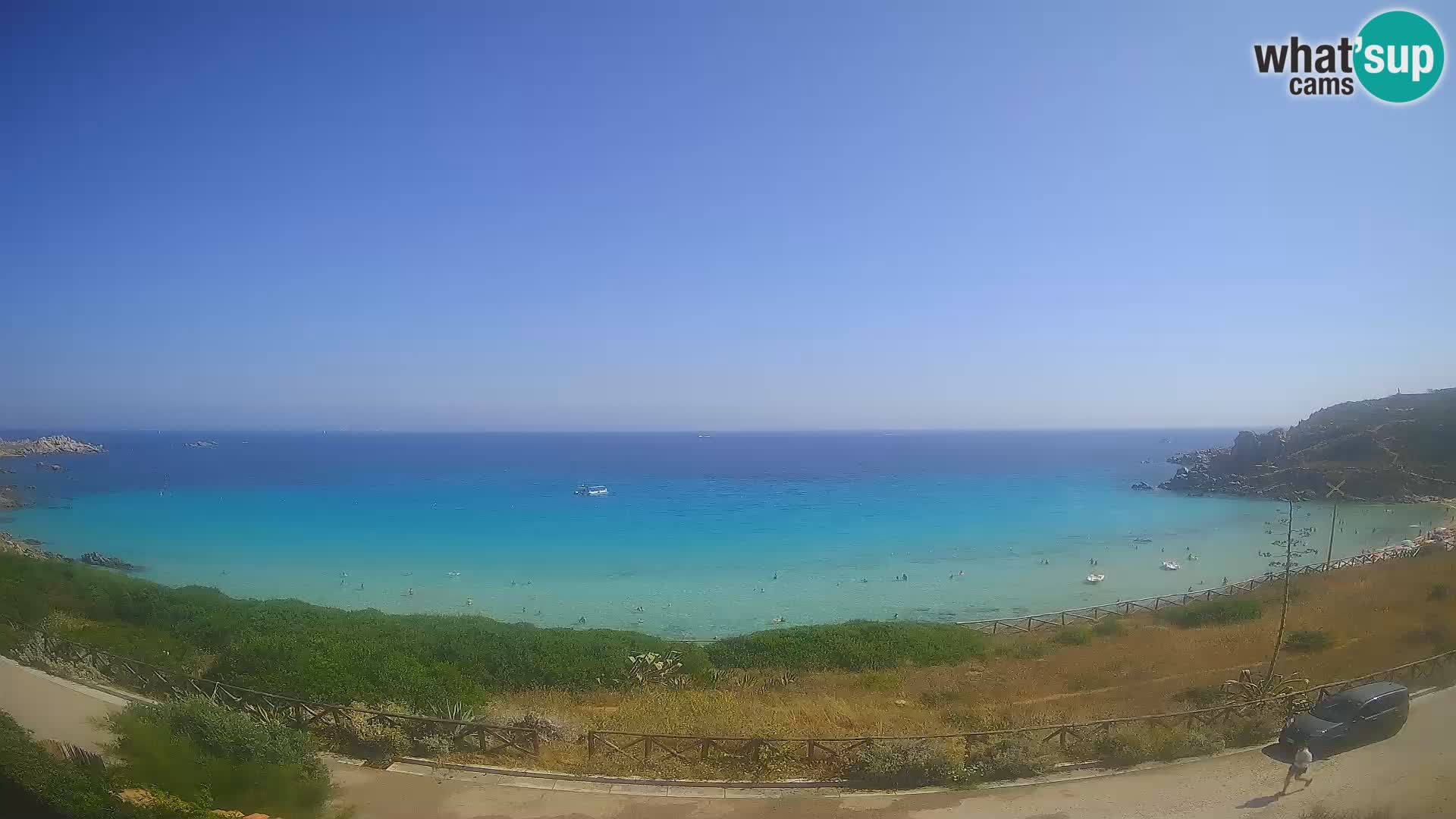Spletna kamera plaža Rena Bianca – Santa Teresa Gallura – Sardinija