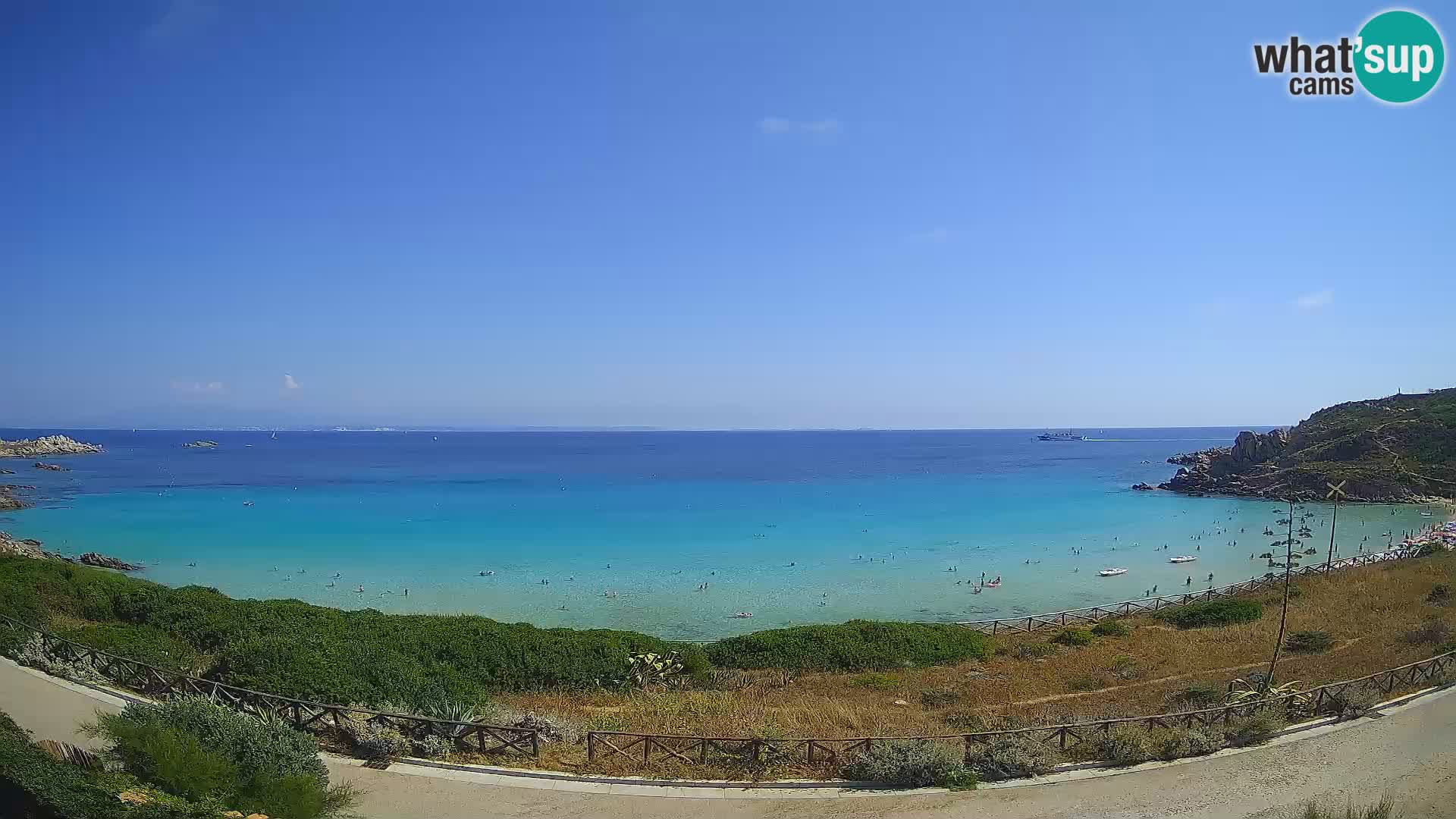 Webcam Rena Bianca beach – Spiaggia Rena Bianca – Santa Teresa Gallura – Sardinia