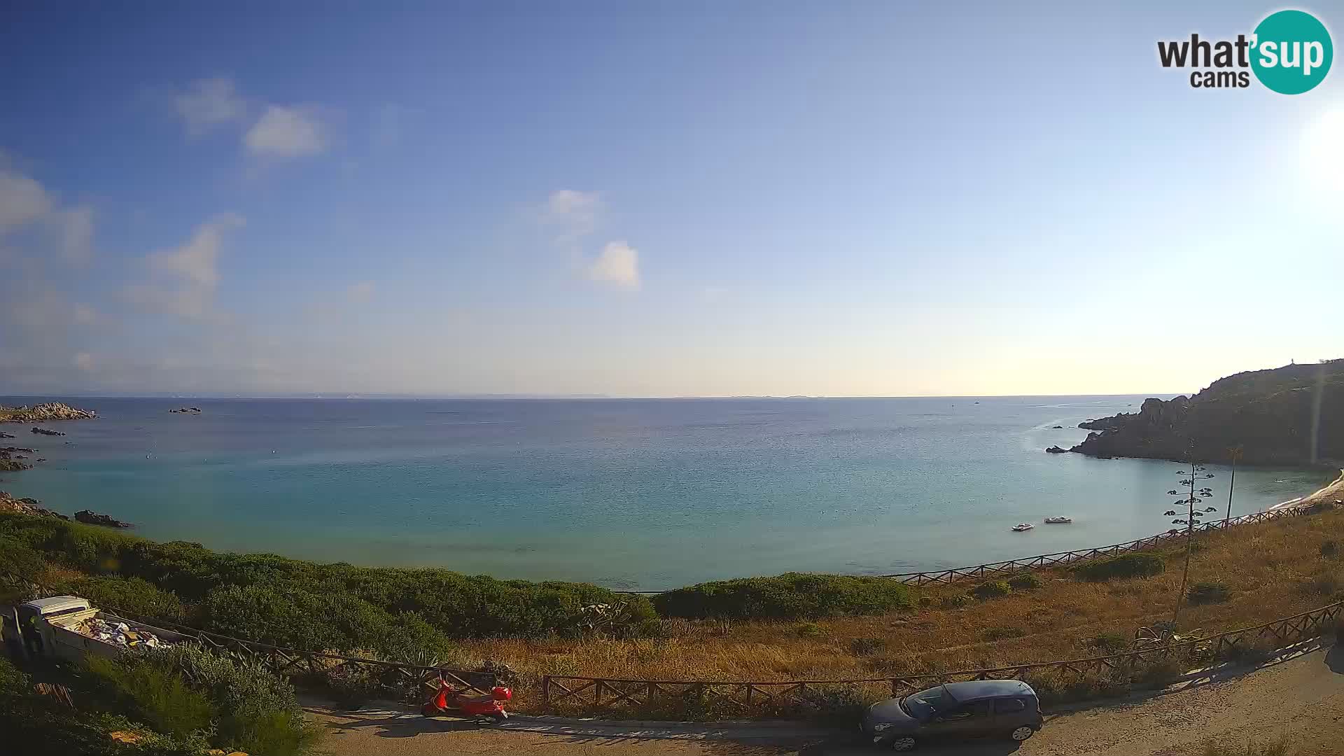 Webcam Rena Bianca beach – Spiaggia Rena Bianca – Santa Teresa Gallura – Sardinia