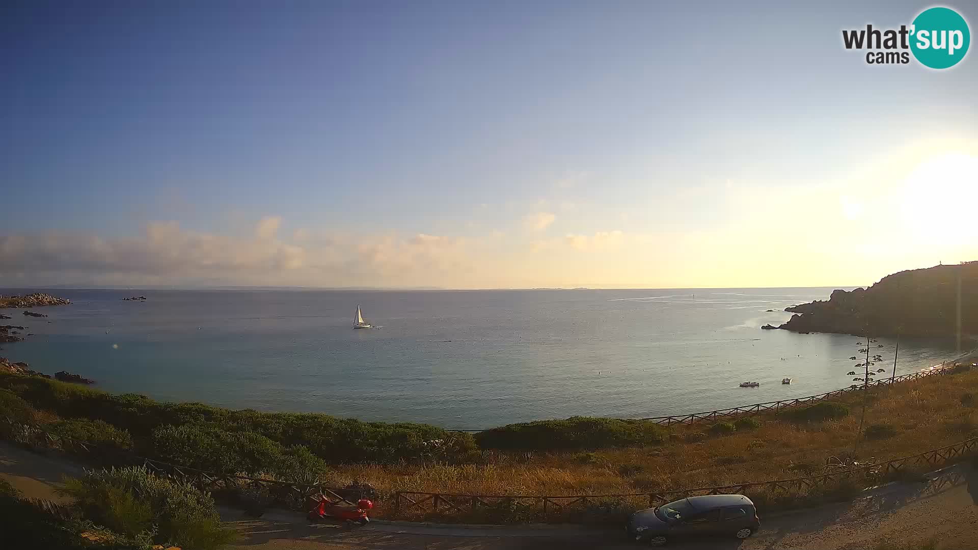 Webcam Rena Bianca beach – Spiaggia Rena Bianca – Santa Teresa Gallura – Sardinia