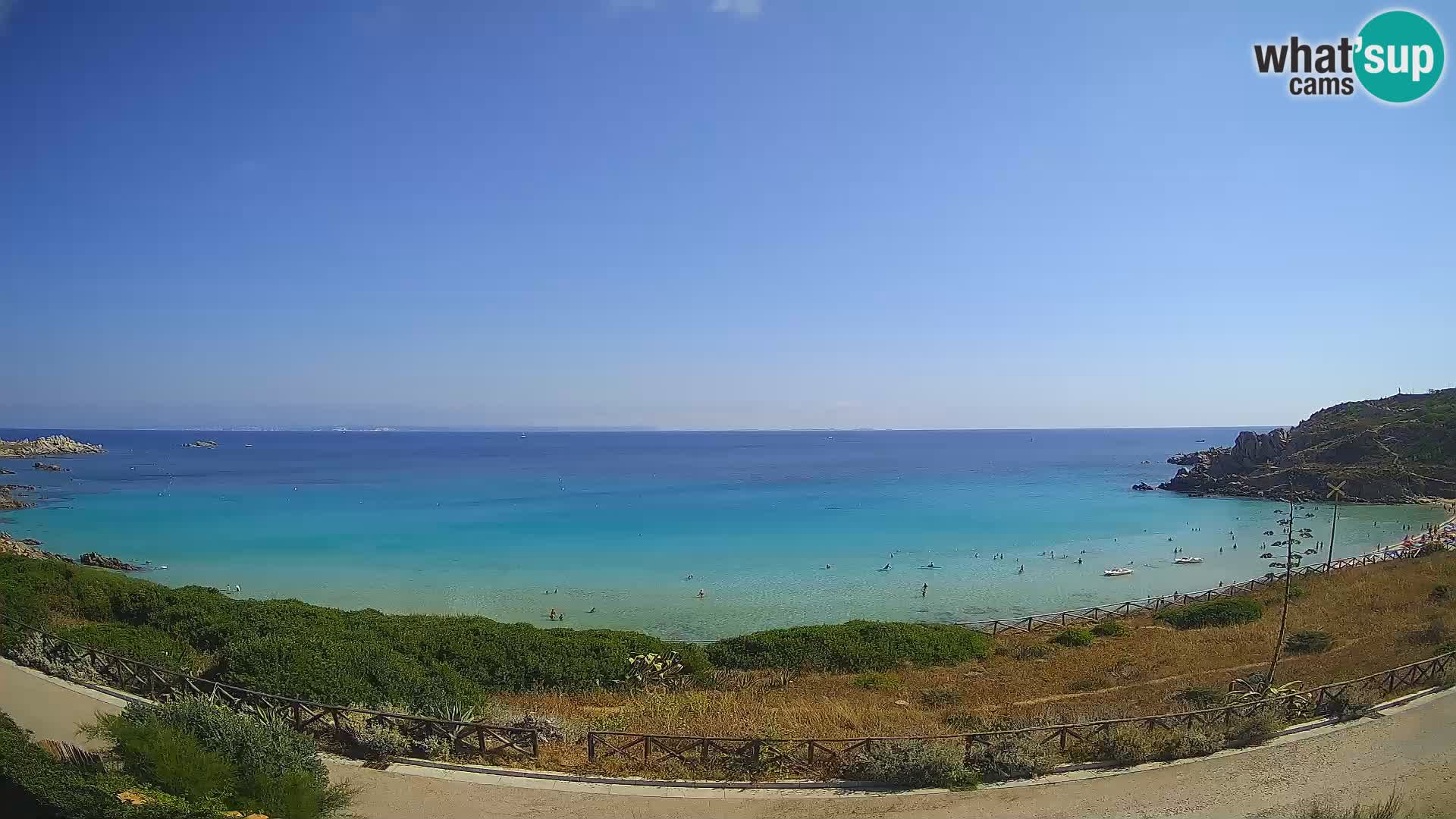 Web kamera plaže Rena Bianca – Santa Teresa Gallura – Sardinija