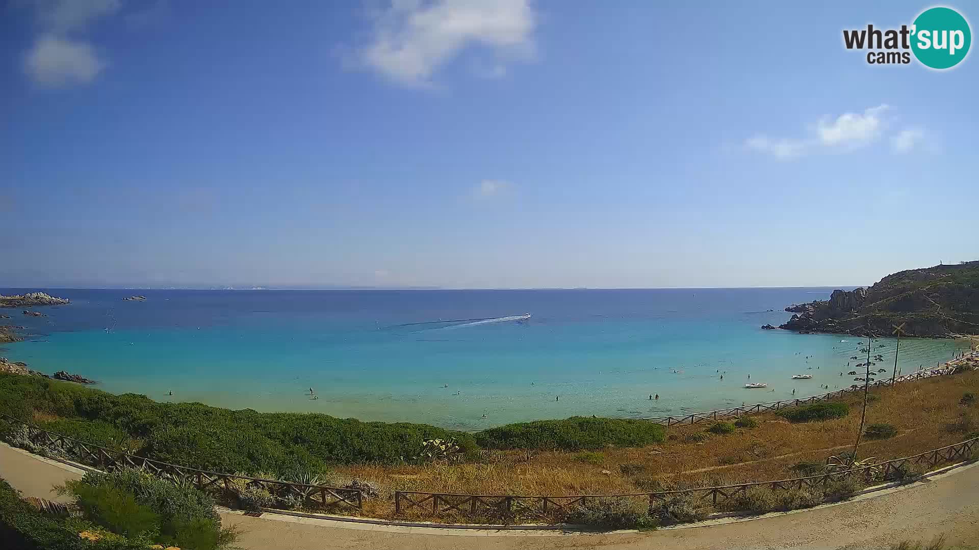 Webcam Rena Bianca beach – Spiaggia Rena Bianca – Santa Teresa Gallura – Sardinia