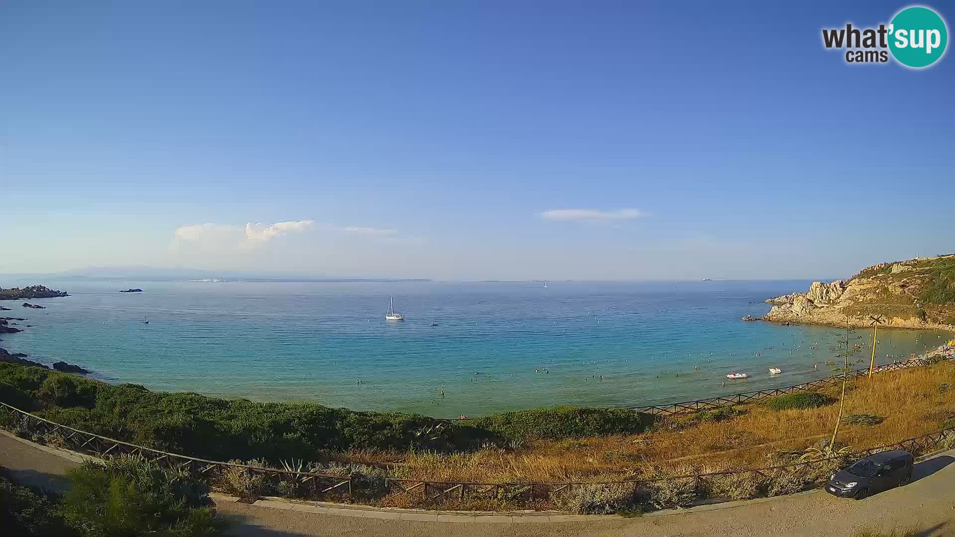 Webcam Rena Bianca beach – Spiaggia Rena Bianca – Santa Teresa Gallura – Sardinia