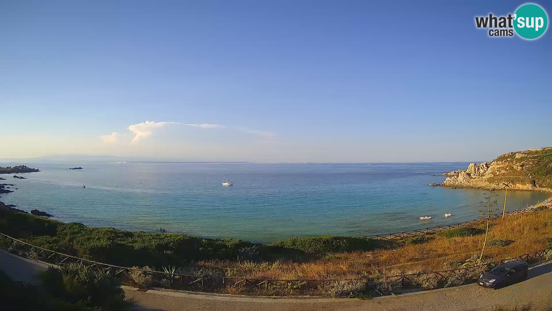 Webcam Rena Bianca beach – Spiaggia Rena Bianca – Santa Teresa Gallura – Sardinia