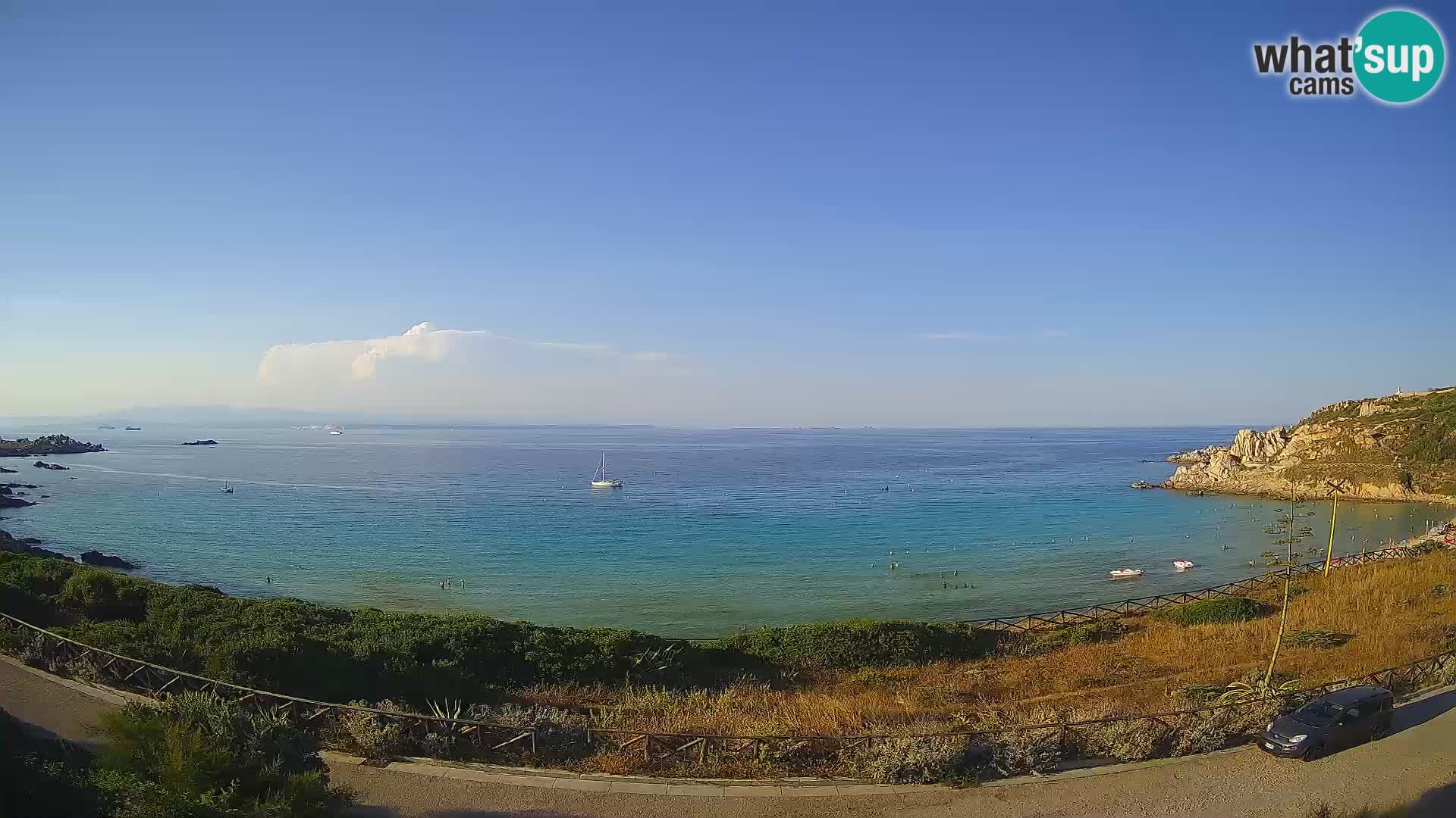 Webcam Rena Bianca beach – Spiaggia Rena Bianca – Santa Teresa Gallura – Sardinia