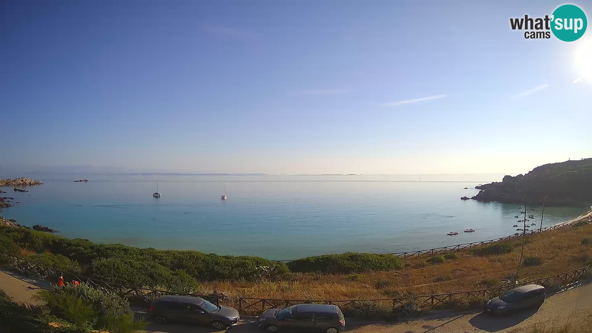 Webcam Rena Bianca beach – Spiaggia Rena Bianca – Santa Teresa Gallura – Sardinia