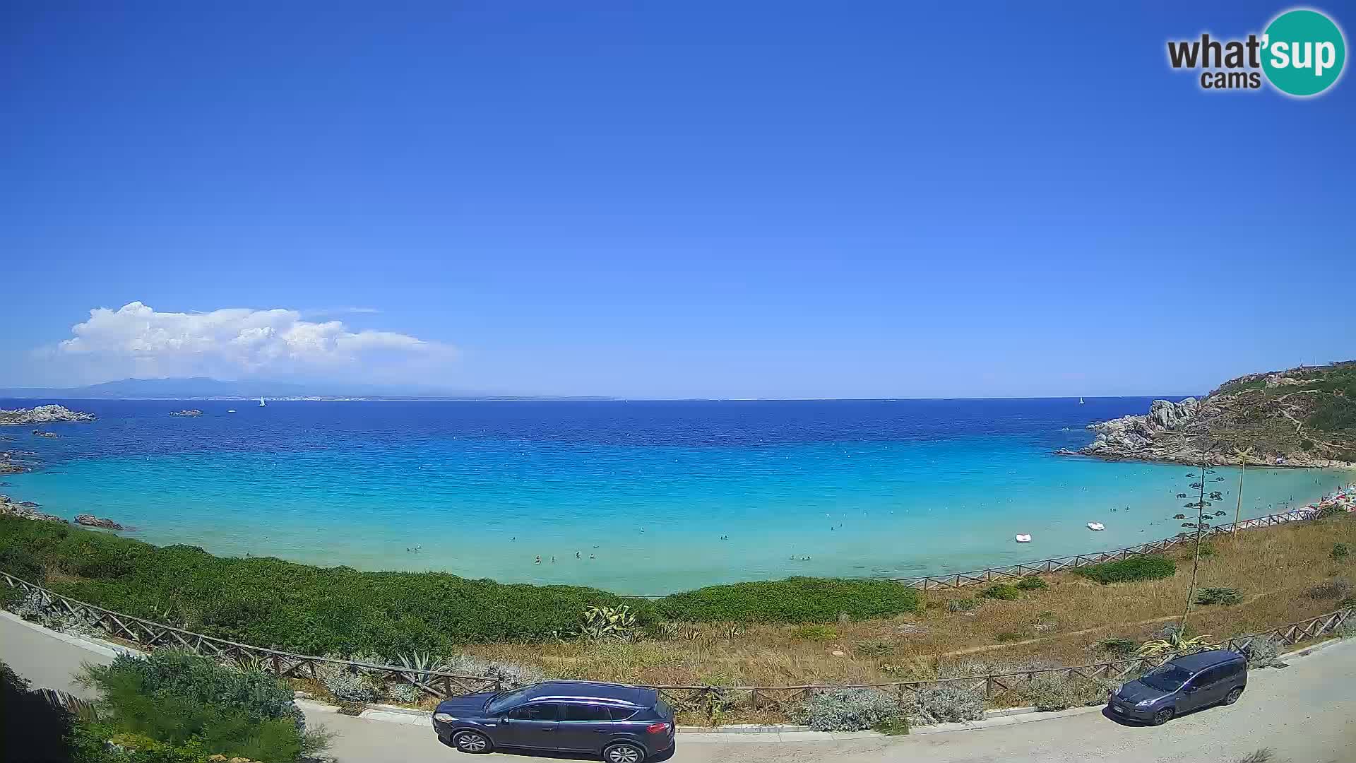 Web kamera plaže Rena Bianca – Santa Teresa Gallura – Sardinija