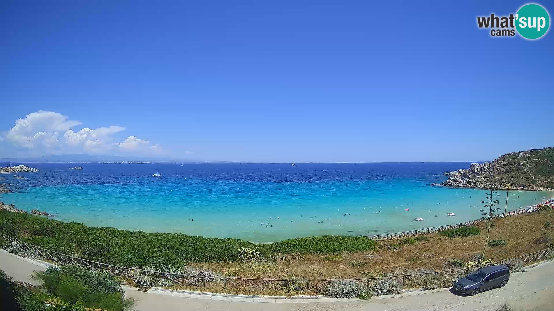 Web kamera plaže Rena Bianca – Santa Teresa Gallura – Sardinija