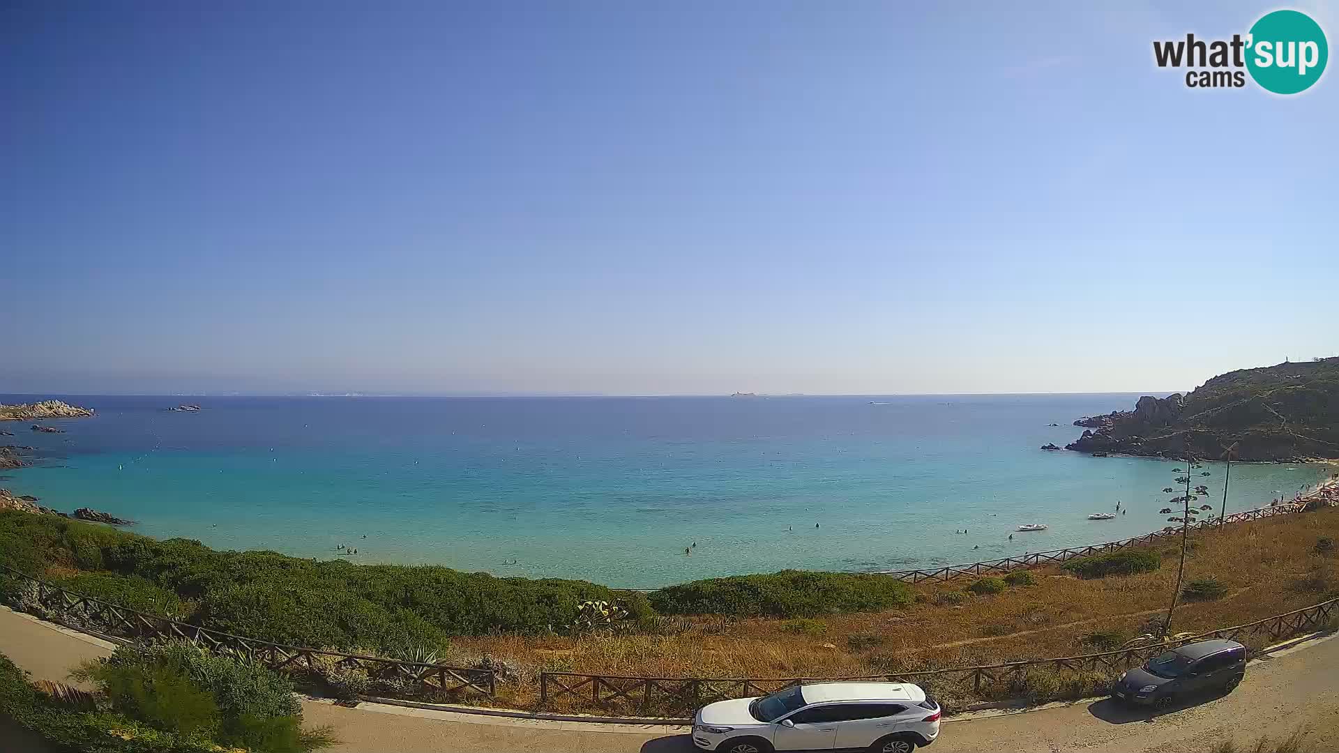 Web kamera plaže Rena Bianca – Santa Teresa Gallura – Sardinija