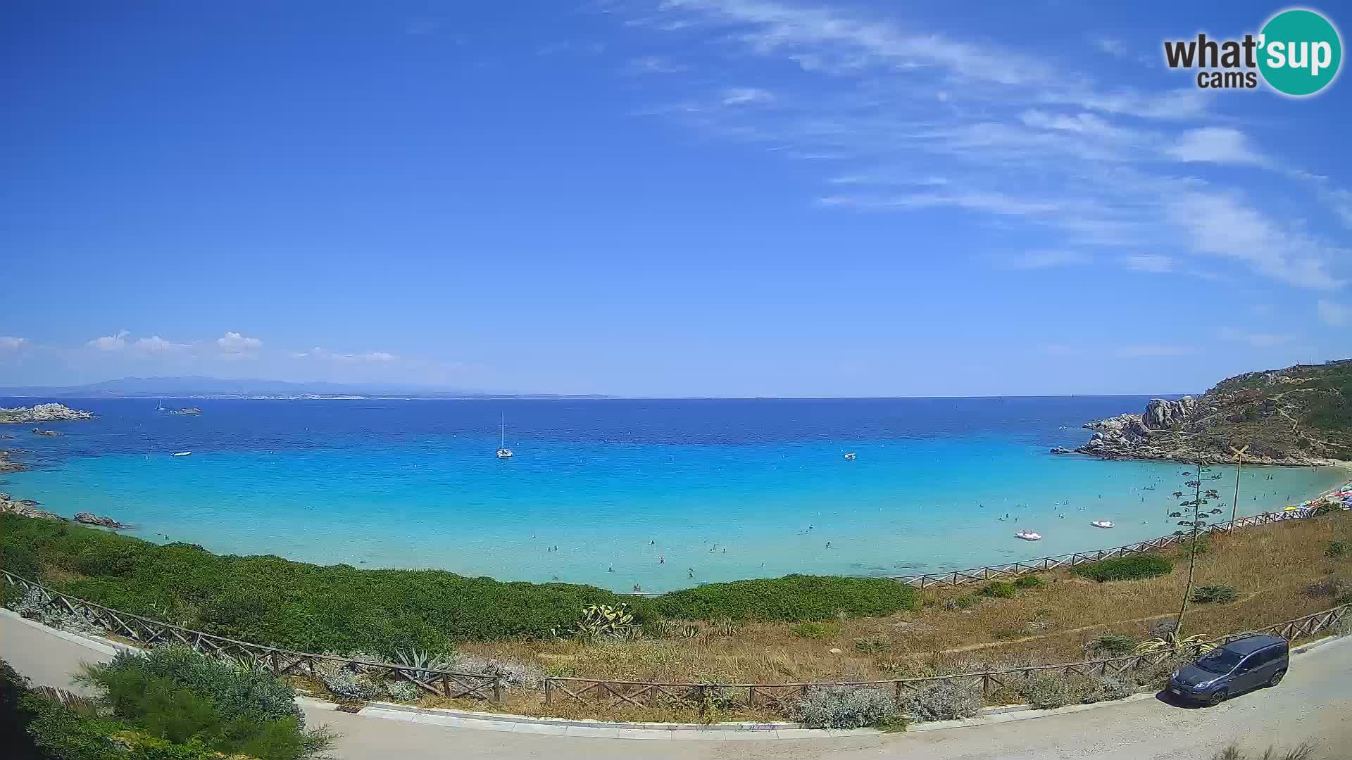 Spletna kamera plaža Rena Bianca – Santa Teresa Gallura – Sardinija
