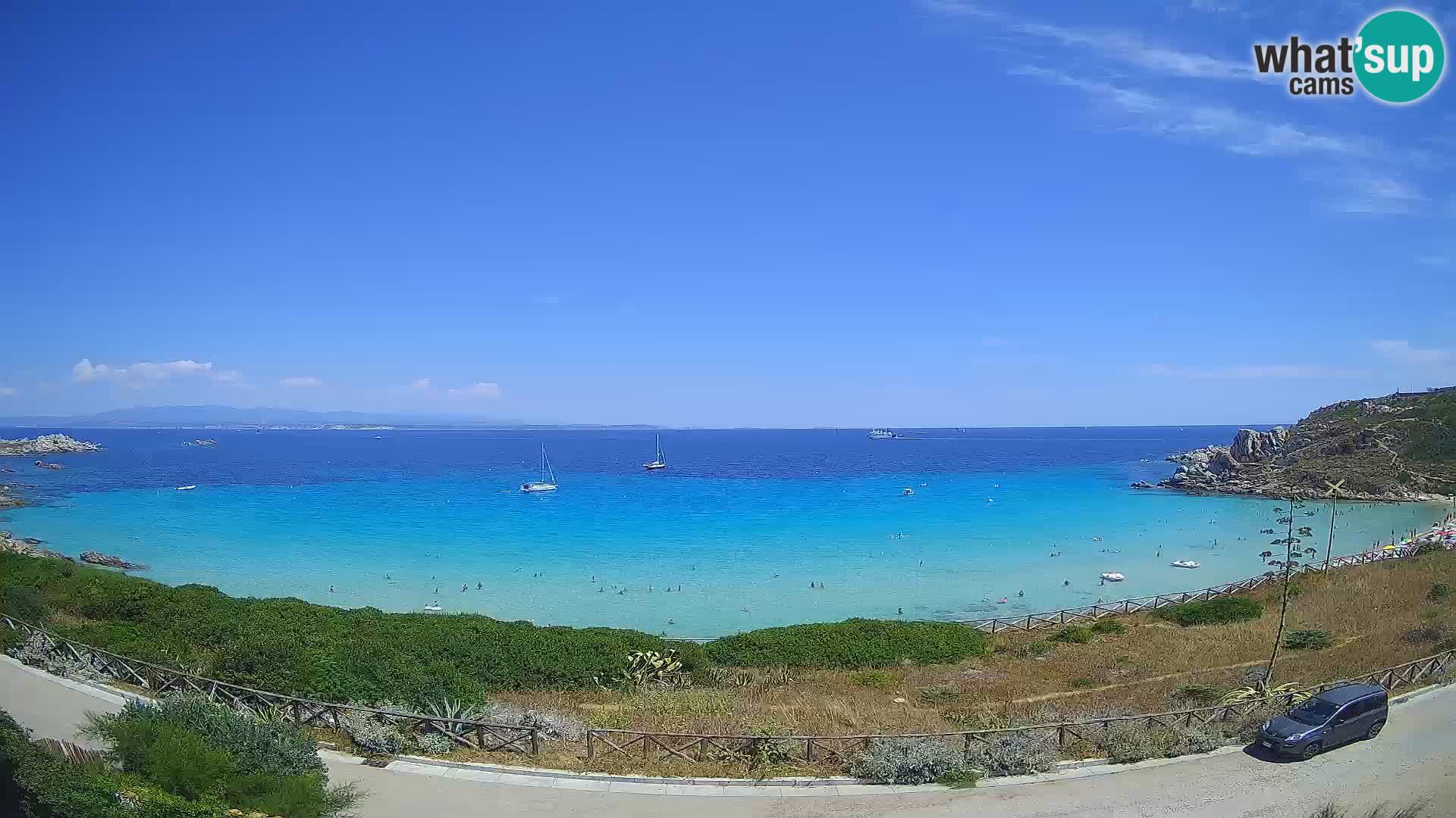 Cámara web playa Rena Bianca – Santa Teresa Gallura – Cerdeña