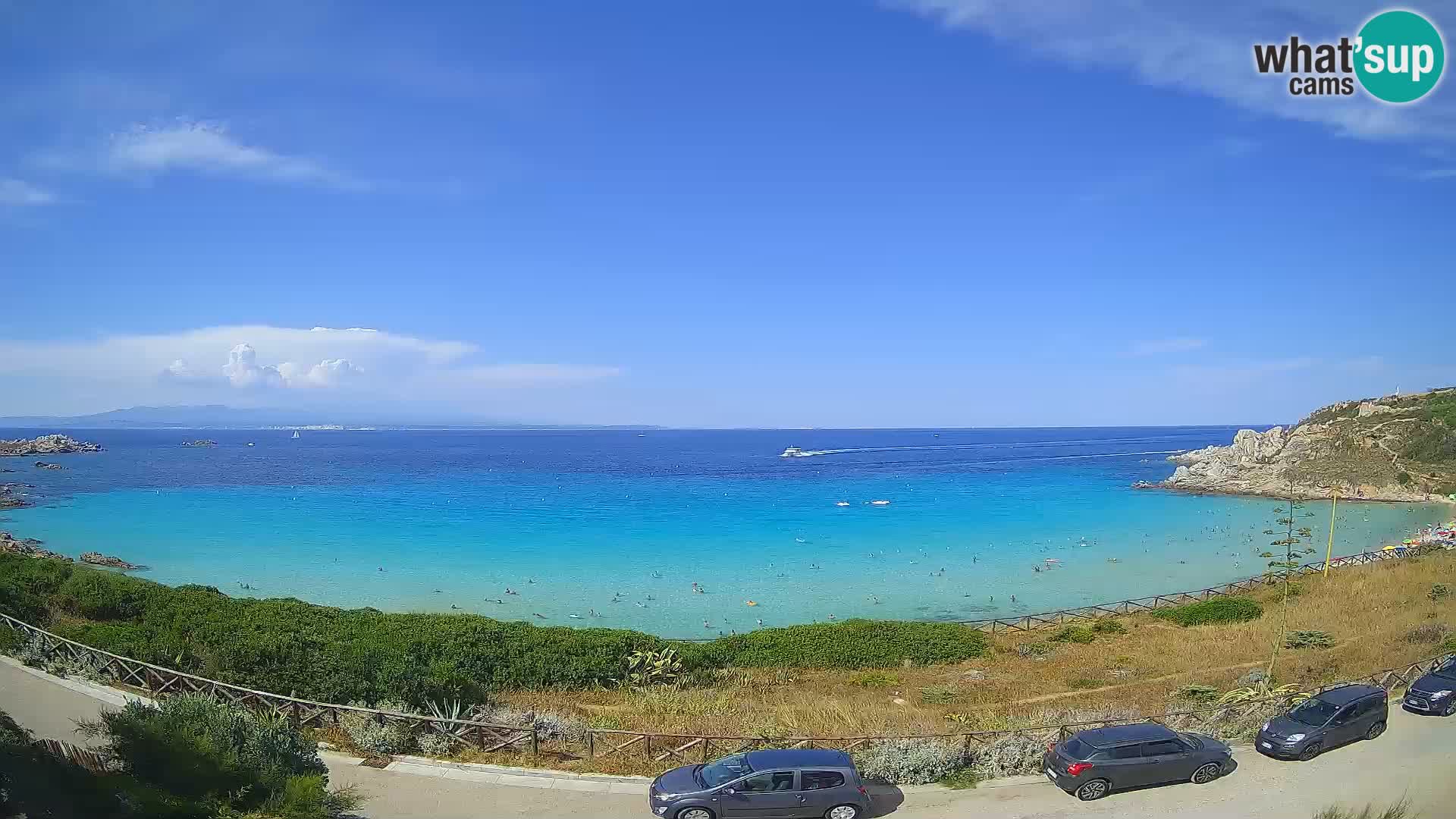 Web kamera plaže Rena Bianca – Santa Teresa Gallura – Sardinija
