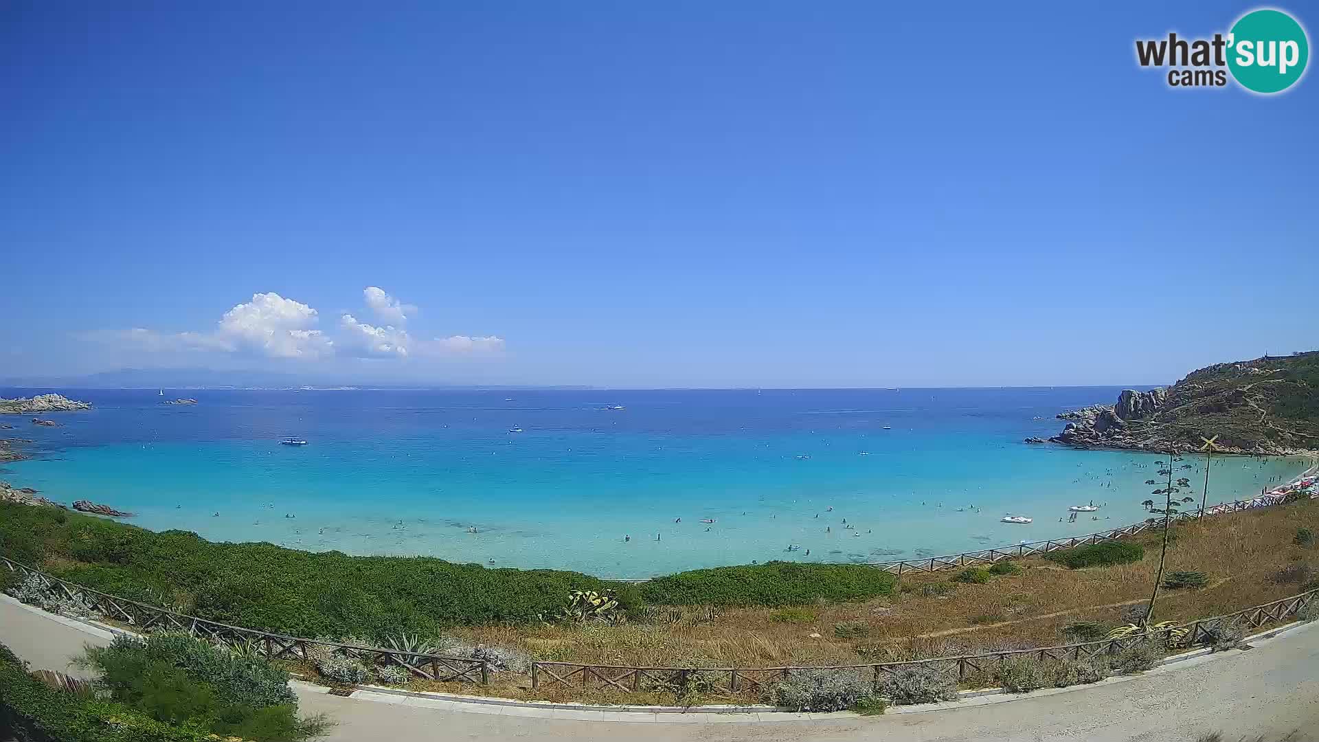 Spletna kamera plaža Rena Bianca – Santa Teresa Gallura – Sardinija