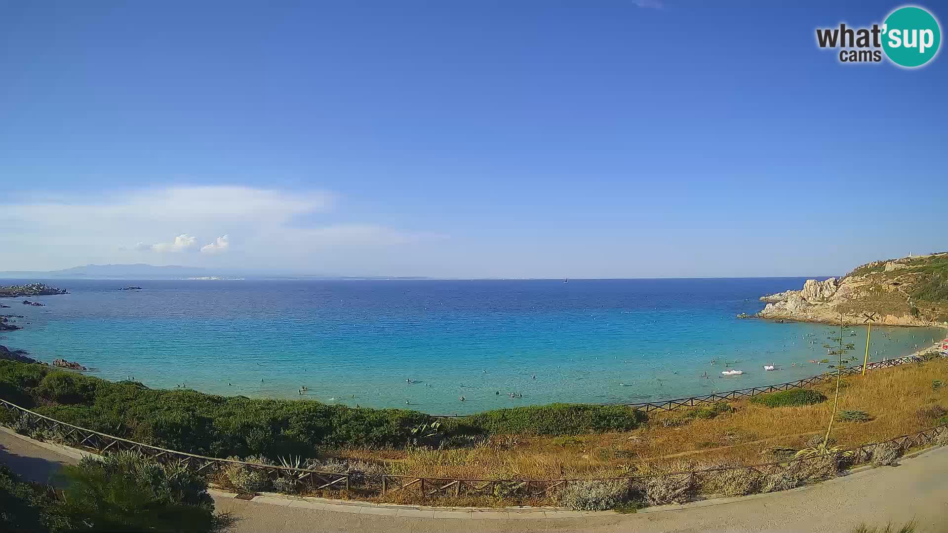 Web kamera plaže Rena Bianca – Santa Teresa Gallura – Sardinija