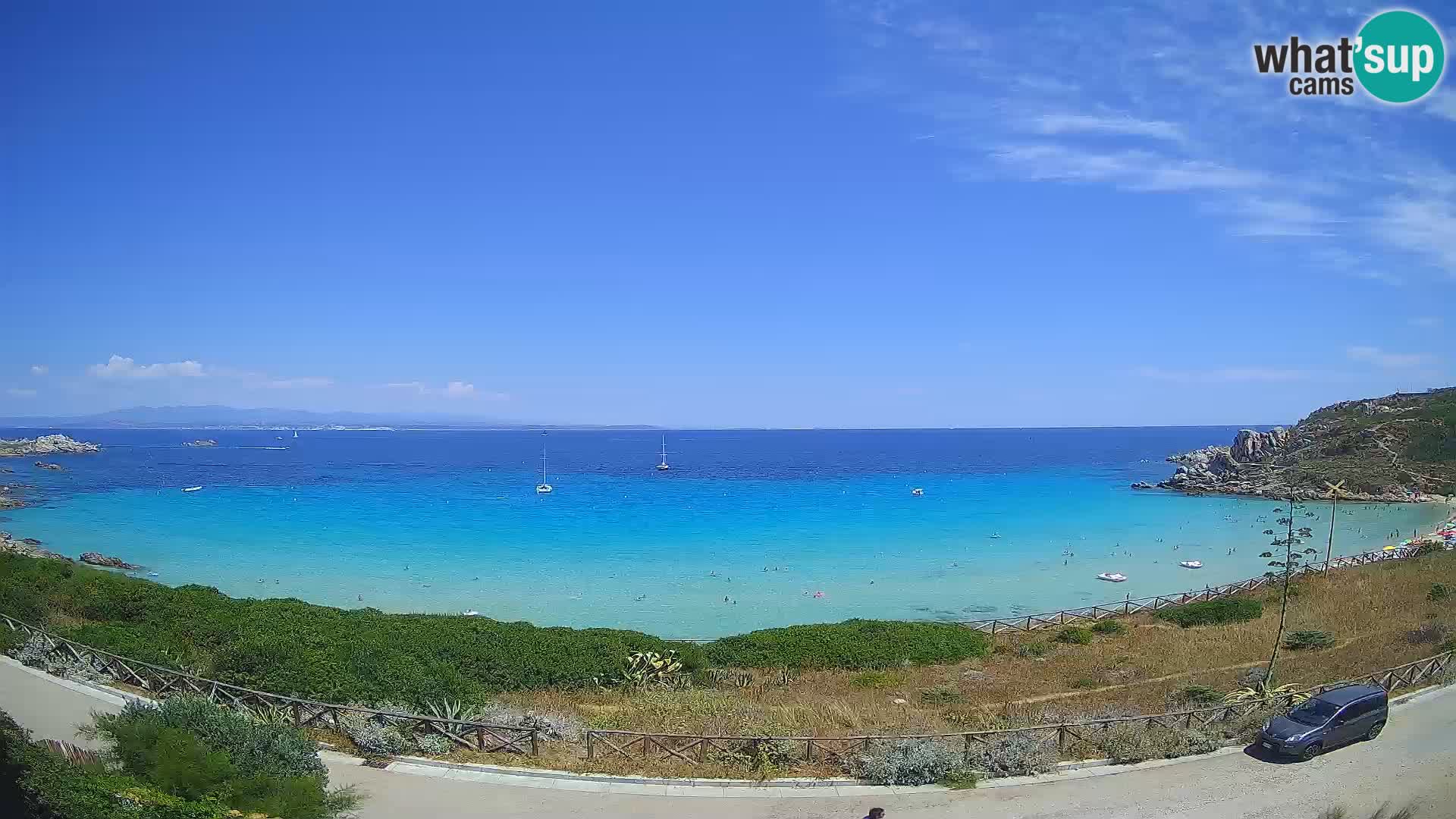 Webcam Rena Bianca beach – Spiaggia Rena Bianca – Santa Teresa Gallura – Sardinia