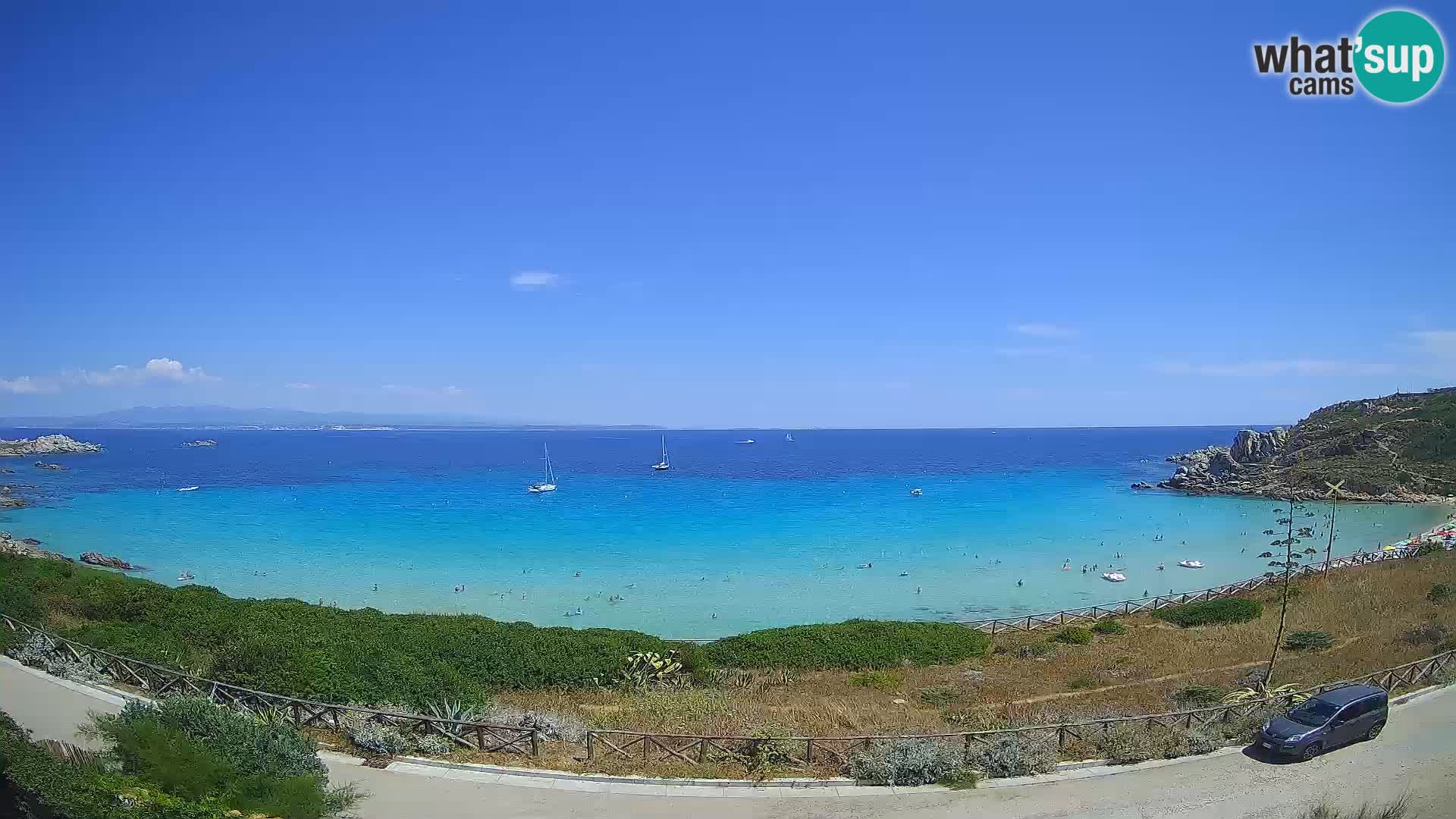 Webcam Rena Bianca beach – Spiaggia Rena Bianca – Santa Teresa Gallura – Sardinia