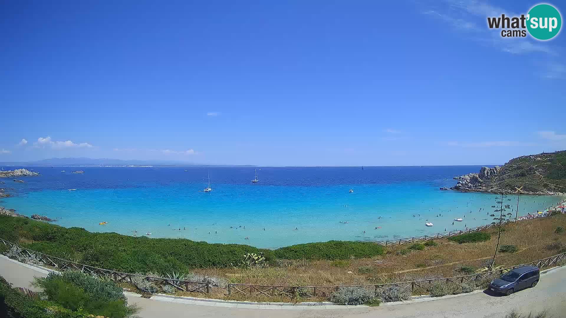 Cámara web playa Rena Bianca – Santa Teresa Gallura – Cerdeña