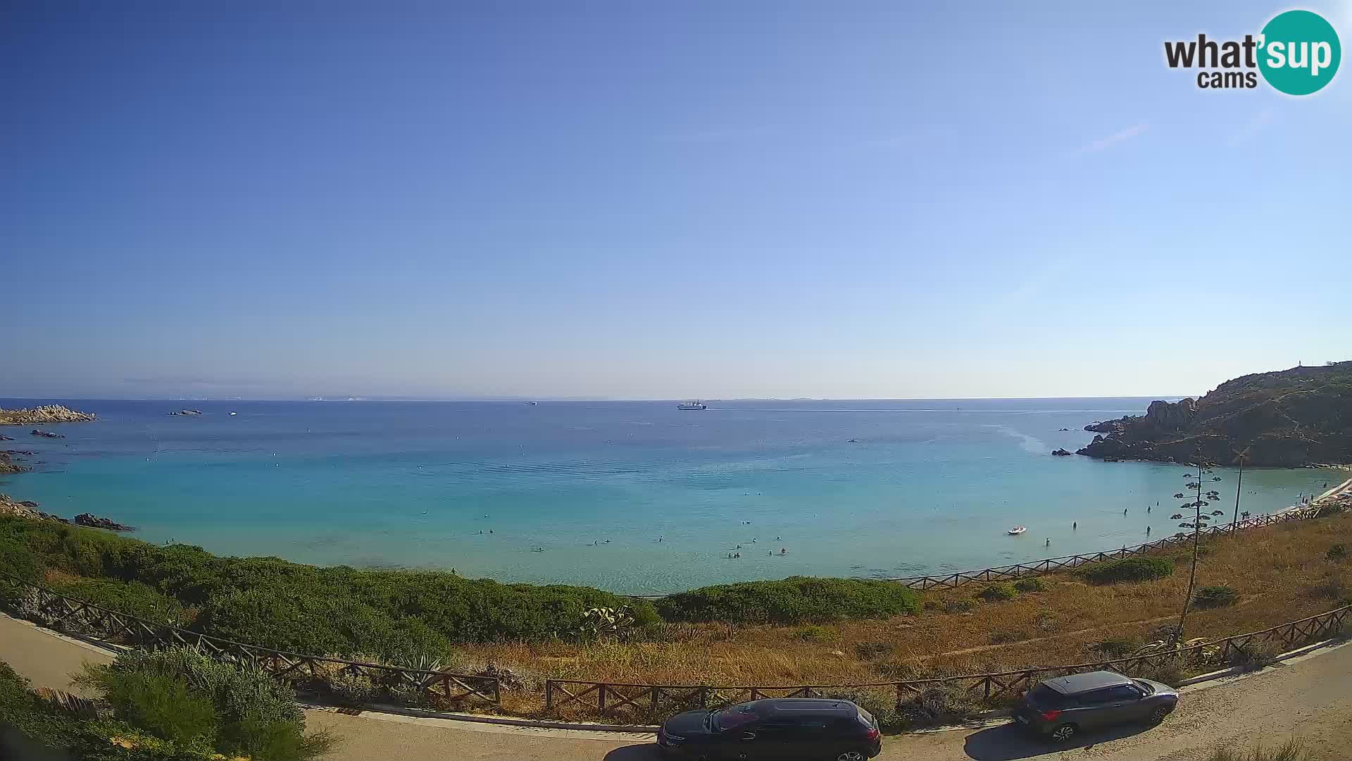 Webcam Rena Bianca beach – Spiaggia Rena Bianca – Santa Teresa Gallura – Sardinia