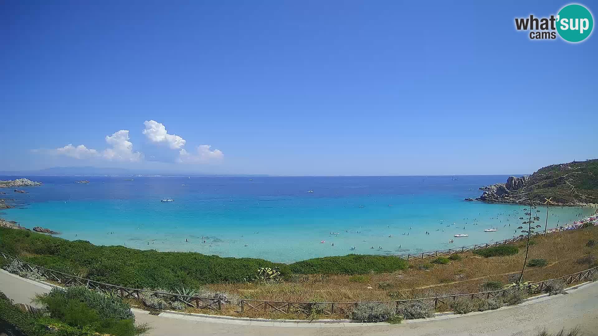 Webcam Rena Bianca beach – Spiaggia Rena Bianca – Santa Teresa Gallura – Sardinia