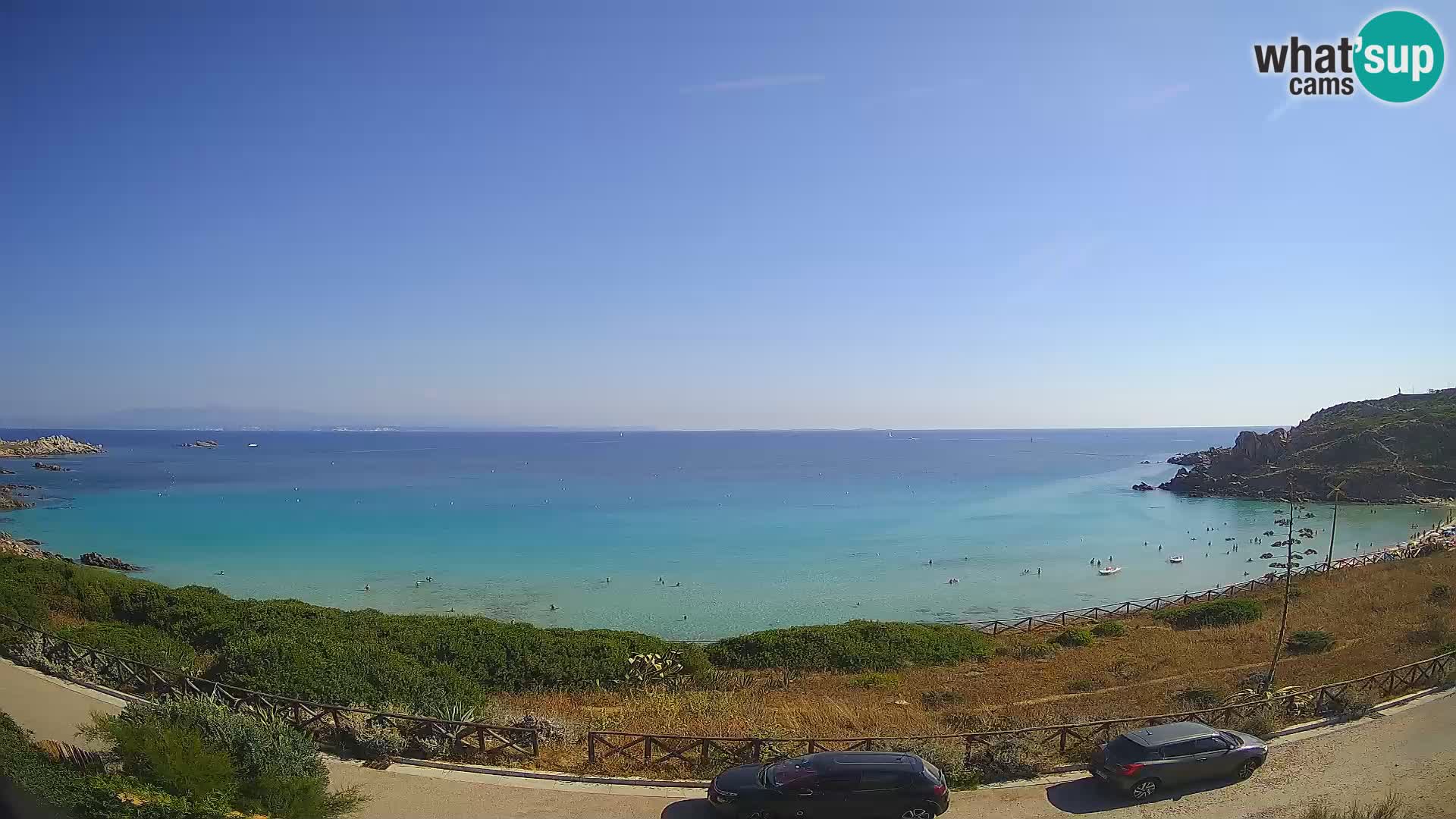 Web kamera plaže Rena Bianca – Santa Teresa Gallura – Sardinija