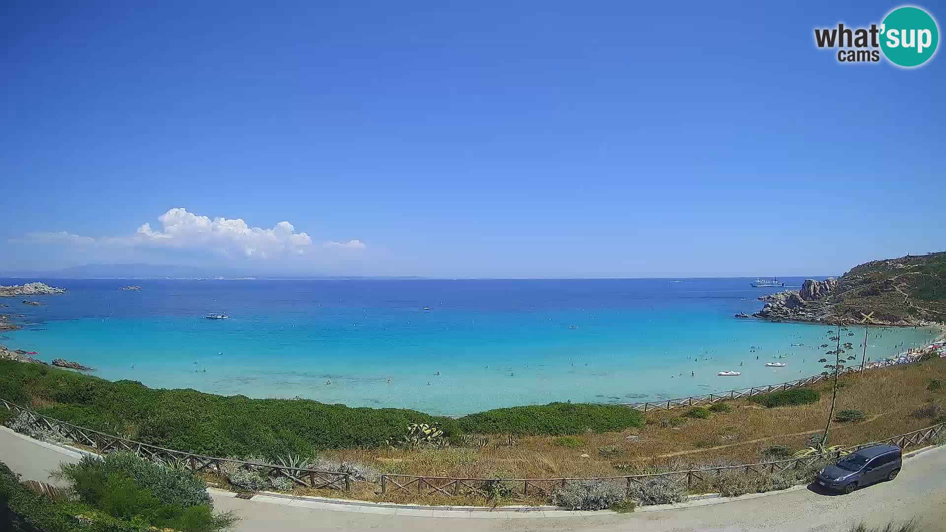 Webcam Rena Bianca beach – Spiaggia Rena Bianca – Santa Teresa Gallura – Sardinia