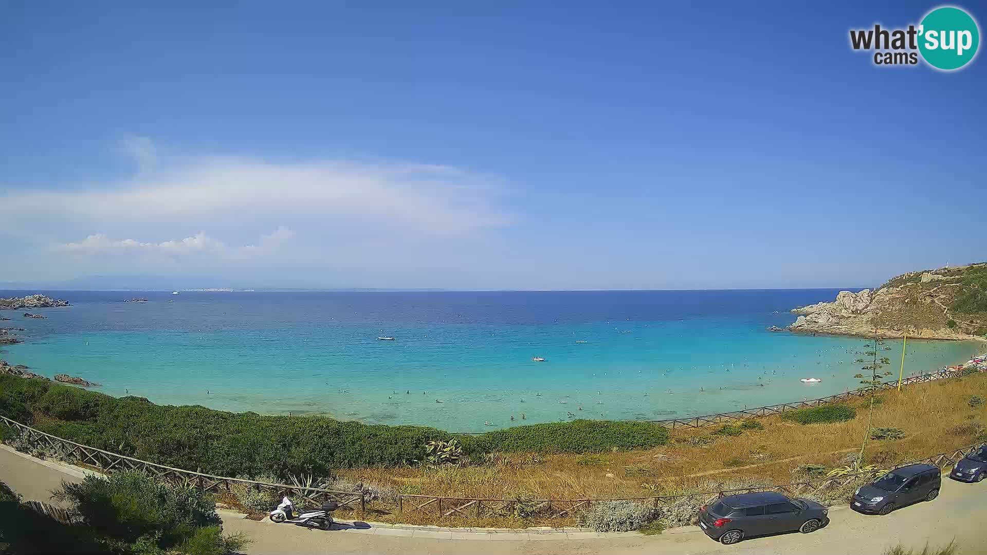Webcam Rena Bianca beach – Spiaggia Rena Bianca – Santa Teresa Gallura – Sardinia