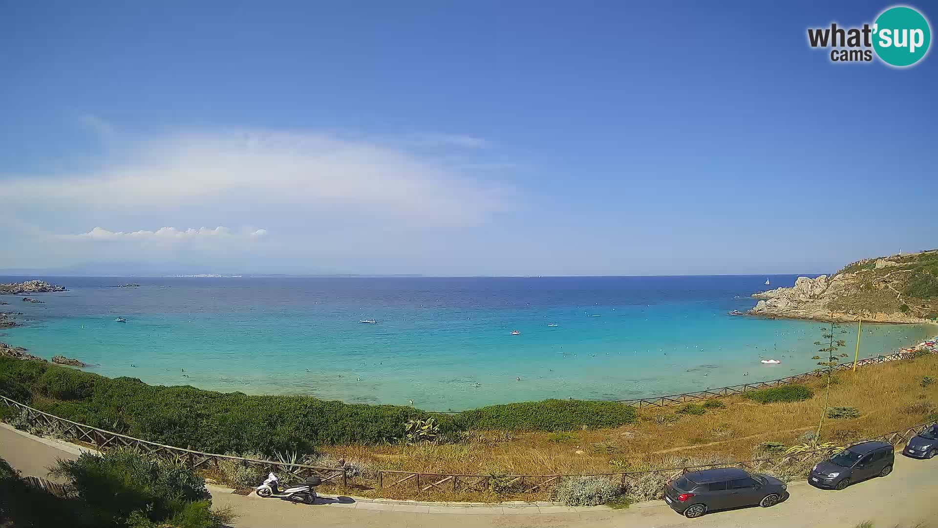 Webcam Rena Bianca beach – Spiaggia Rena Bianca – Santa Teresa Gallura – Sardinia