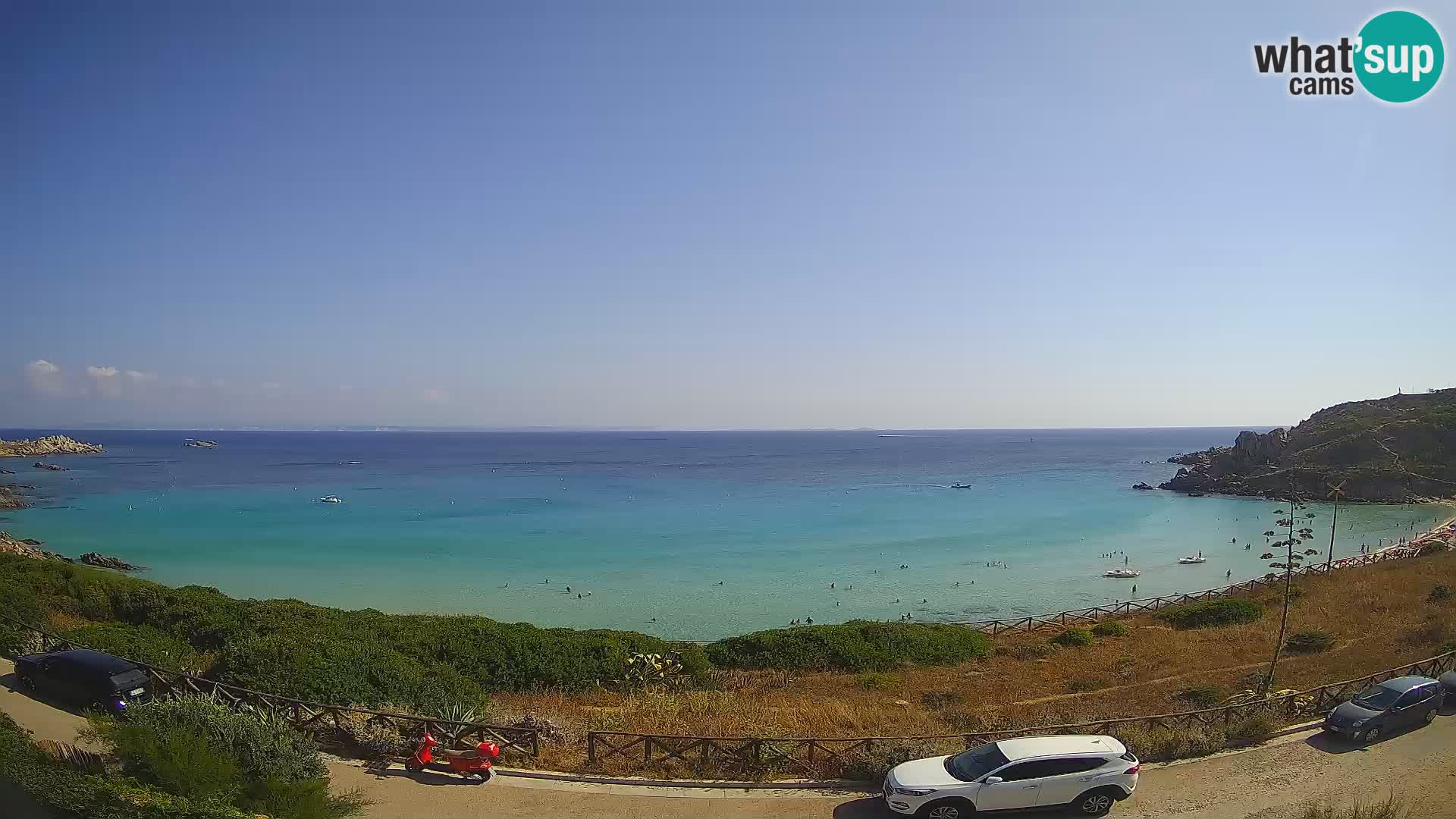 Webcam Rena Bianca beach – Spiaggia Rena Bianca – Santa Teresa Gallura – Sardinia