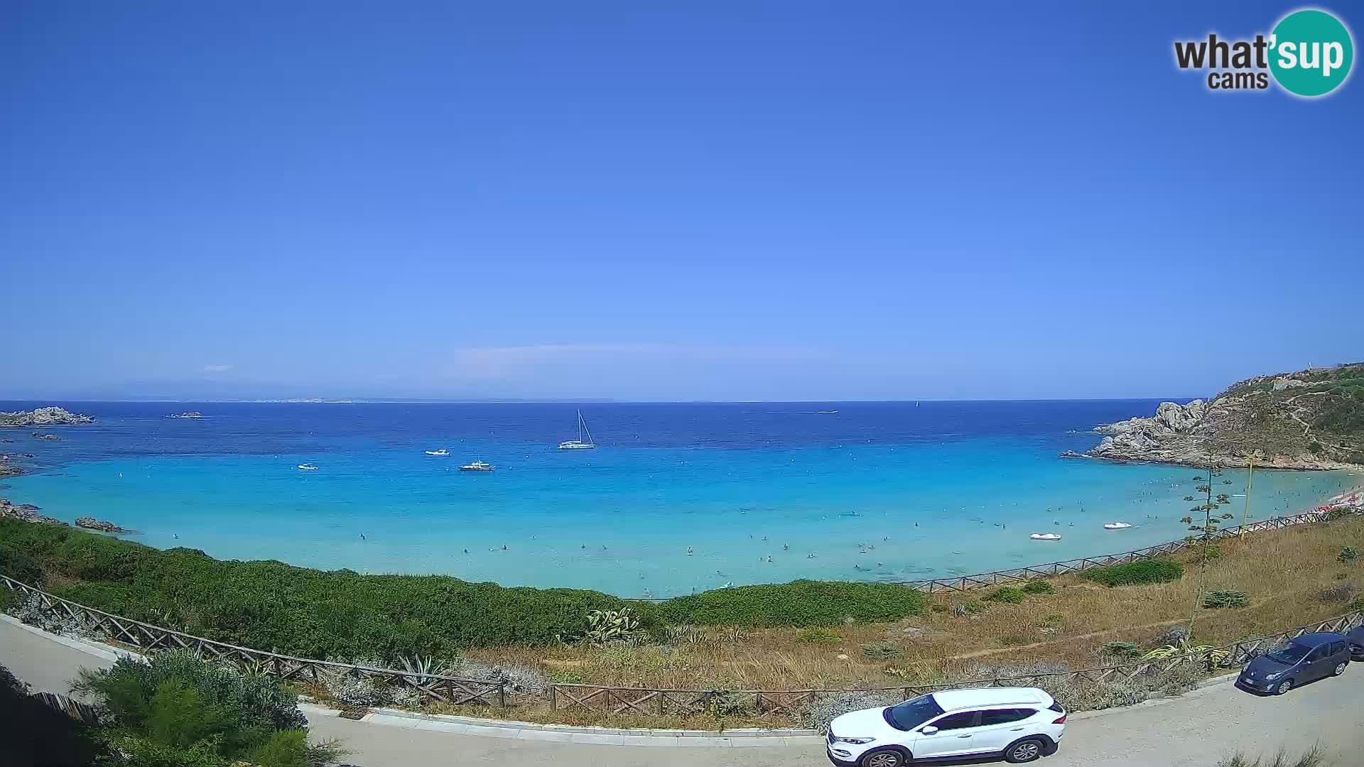 Spletna kamera plaža Rena Bianca – Santa Teresa Gallura – Sardinija
