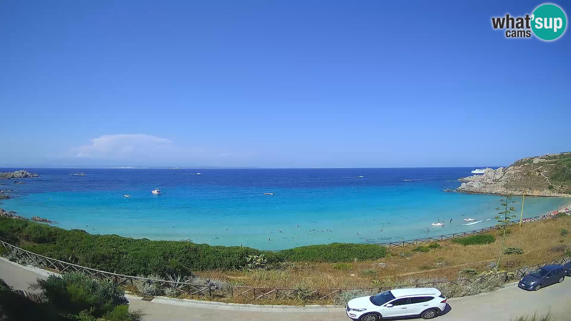 Cámara web playa Rena Bianca – Santa Teresa Gallura – Cerdeña