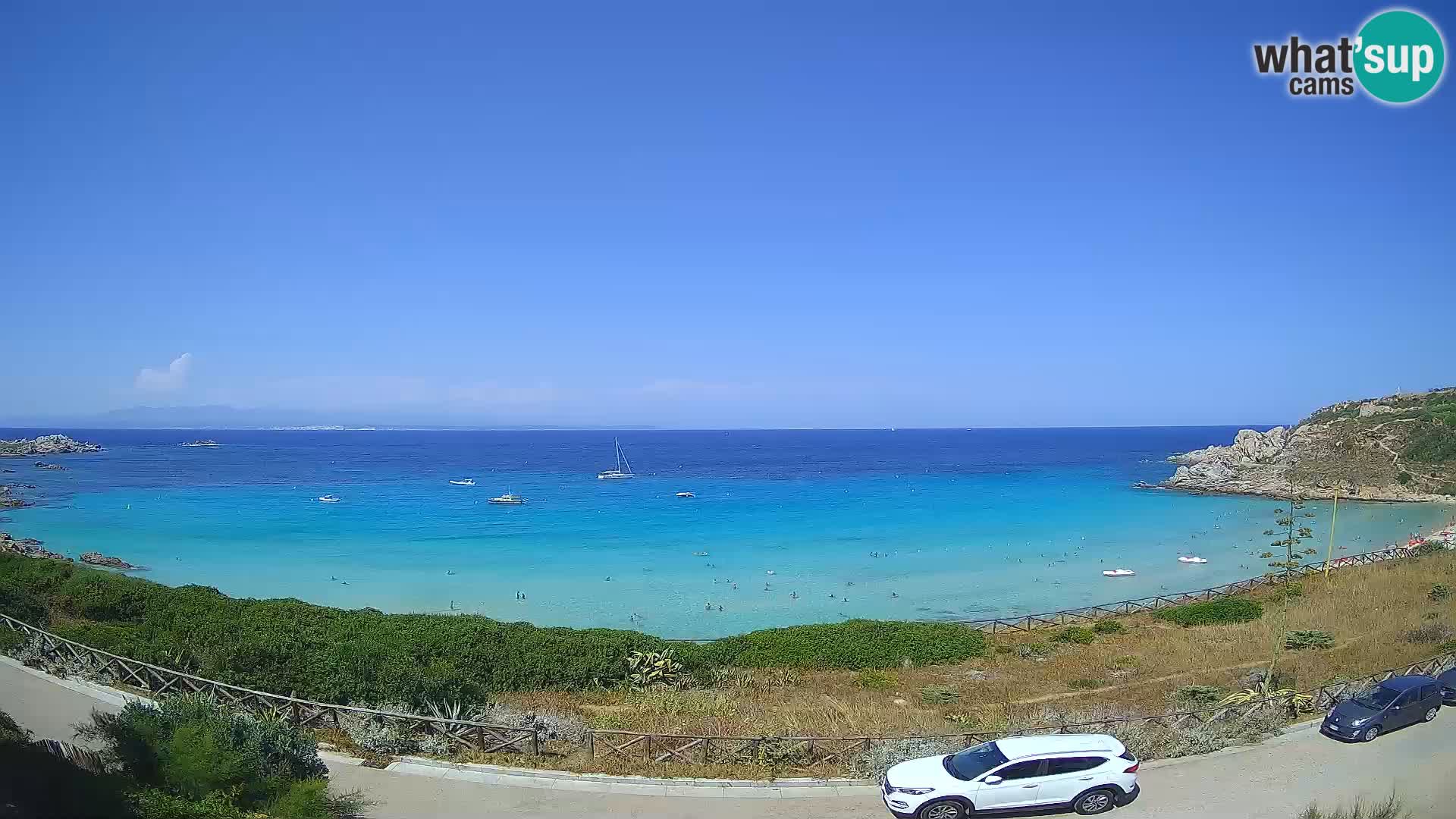 Spletna kamera plaža Rena Bianca – Santa Teresa Gallura – Sardinija