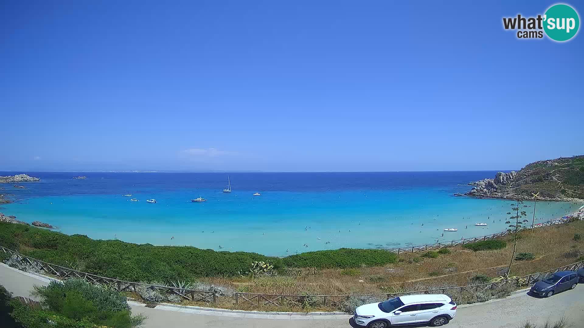 Spletna kamera plaža Rena Bianca – Santa Teresa Gallura – Sardinija