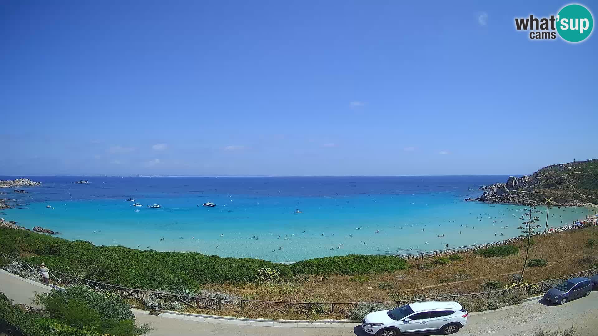 Webcam Rena Bianca beach – Spiaggia Rena Bianca – Santa Teresa Gallura – Sardinia