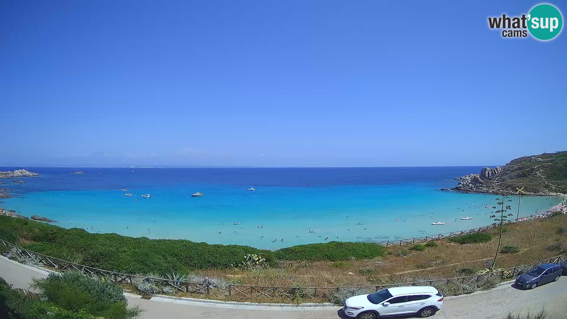 Webcam Rena Bianca beach – Spiaggia Rena Bianca – Santa Teresa Gallura – Sardinia