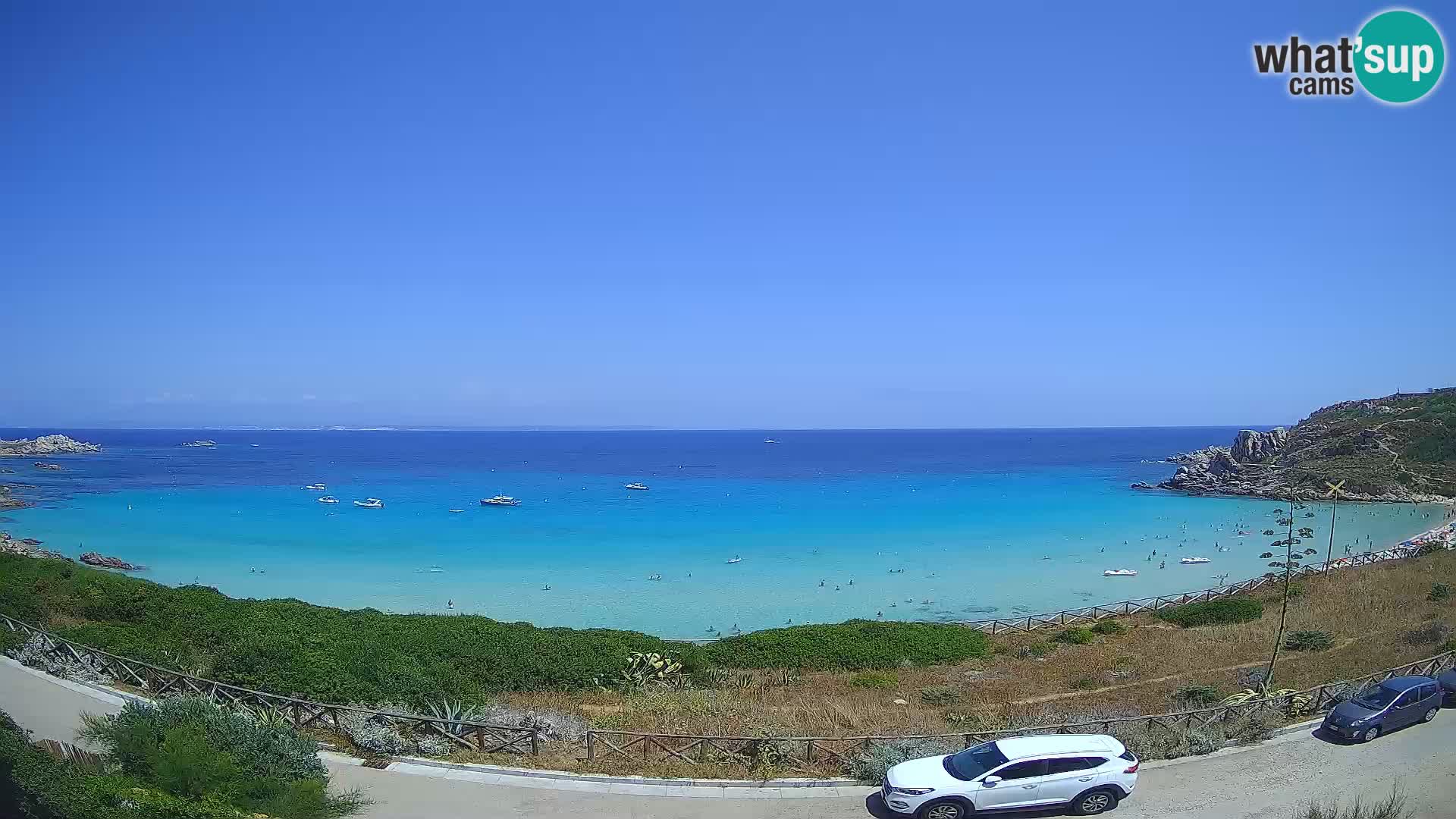 Web kamera plaže Rena Bianca – Santa Teresa Gallura – Sardinija