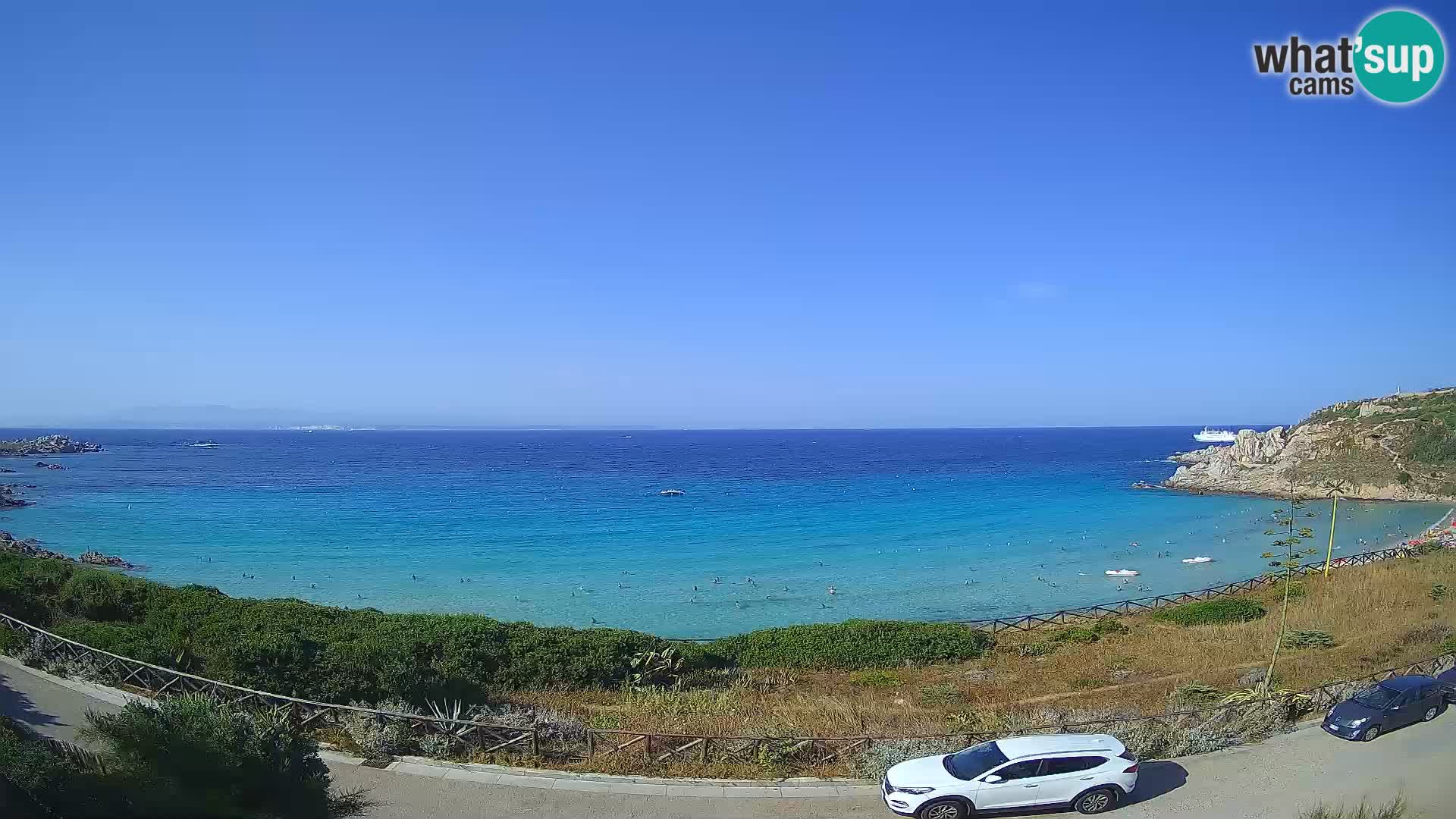Webcam Rena Bianca beach – Spiaggia Rena Bianca – Santa Teresa Gallura – Sardinia