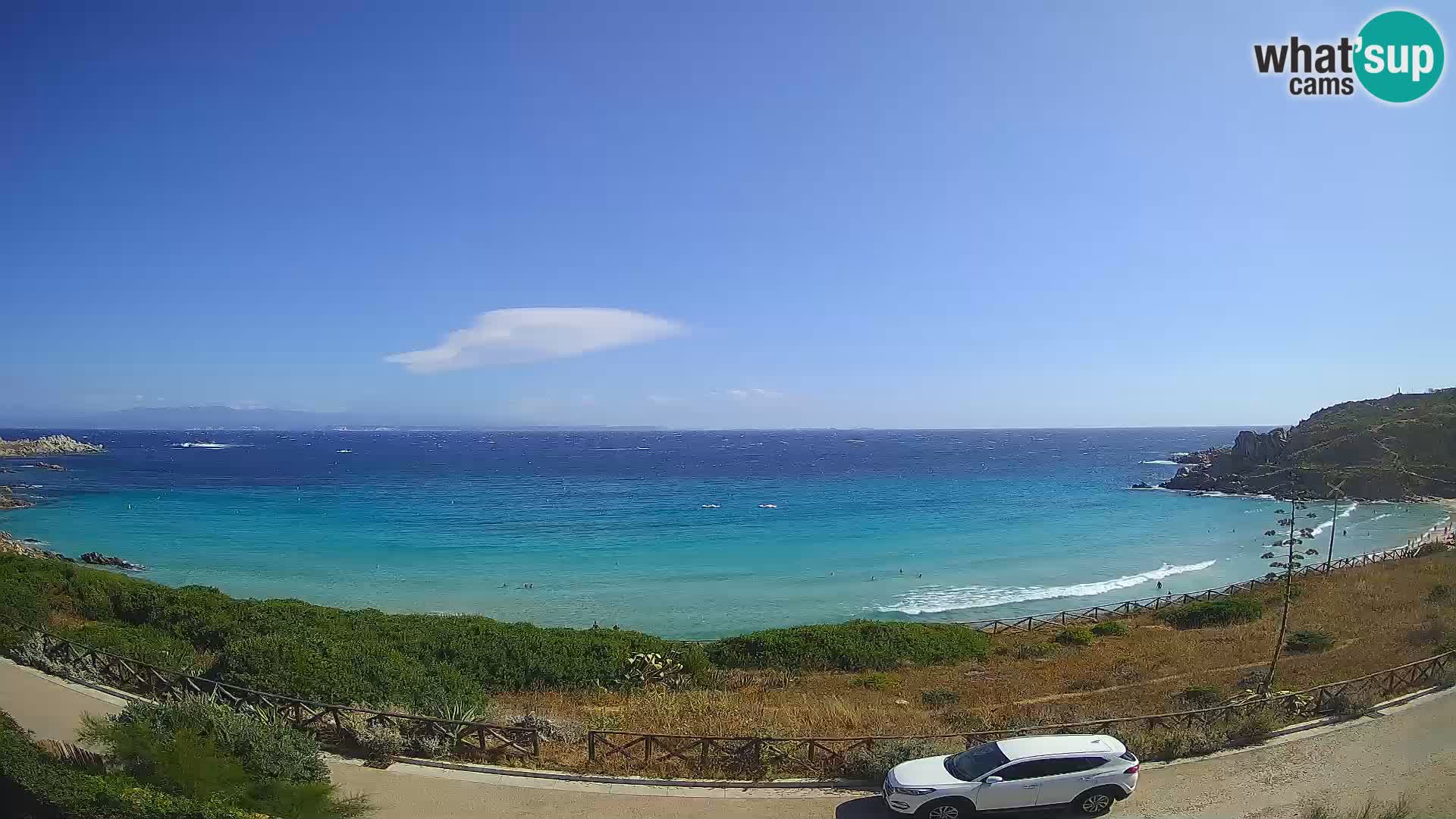Spletna kamera plaža Rena Bianca – Santa Teresa Gallura – Sardinija