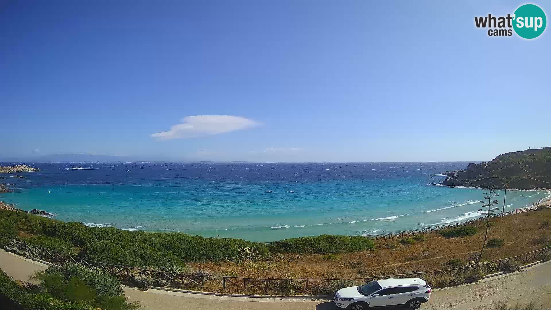 Web kamera plaže Rena Bianca – Santa Teresa Gallura – Sardinija